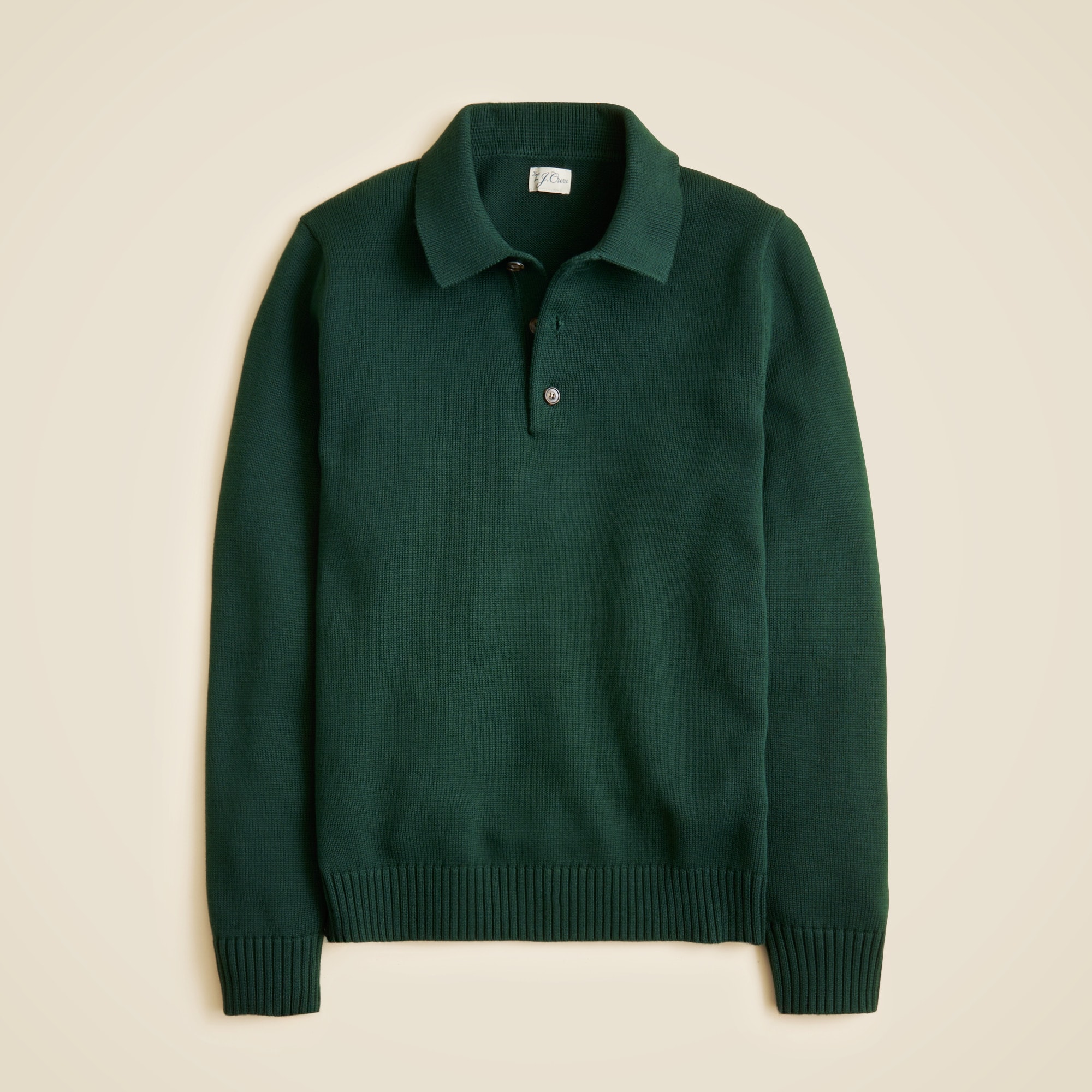 Cashmere Collared Sweater In Houndstooth Jacquard For Men | J.Crew