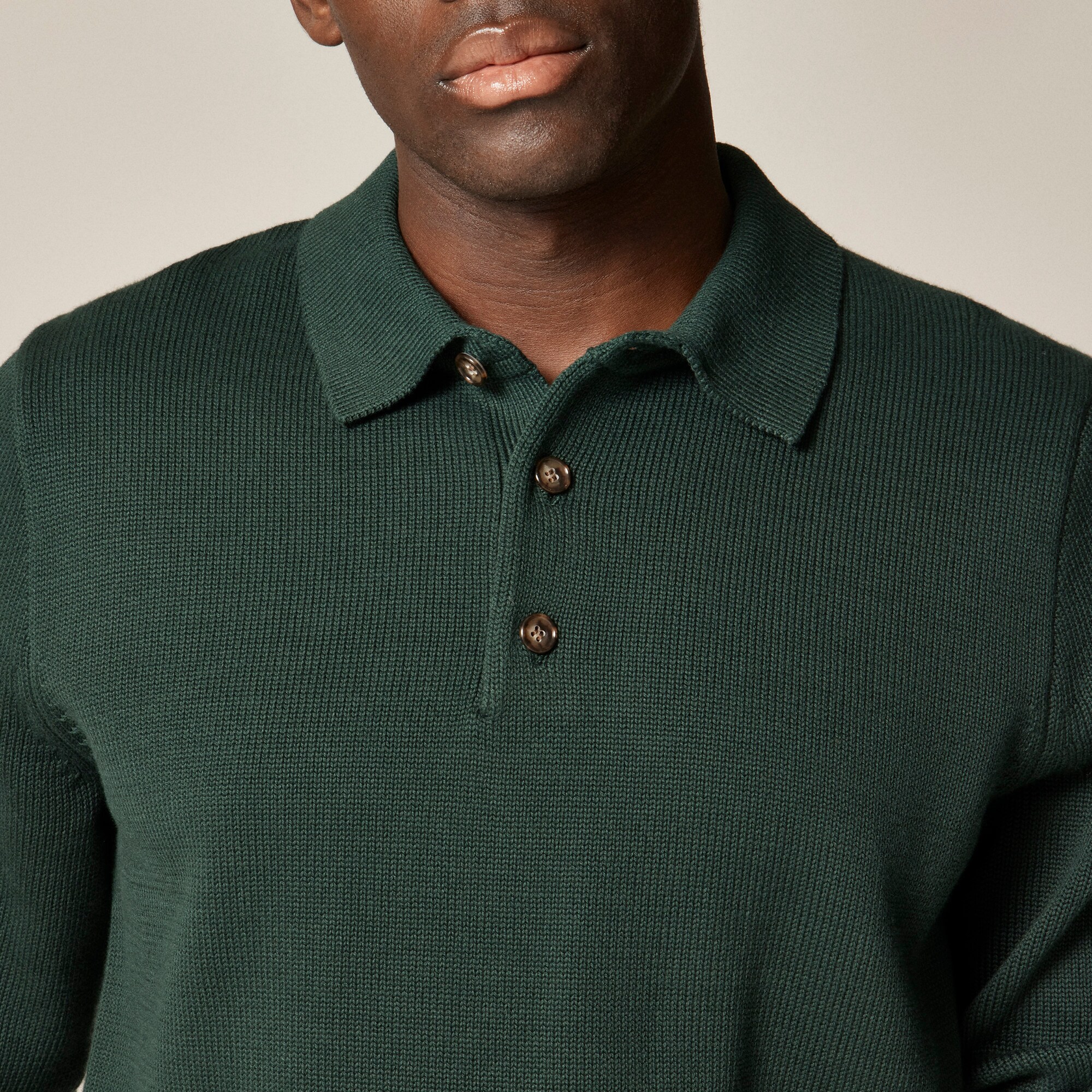 Heritage cotton sweater-polo