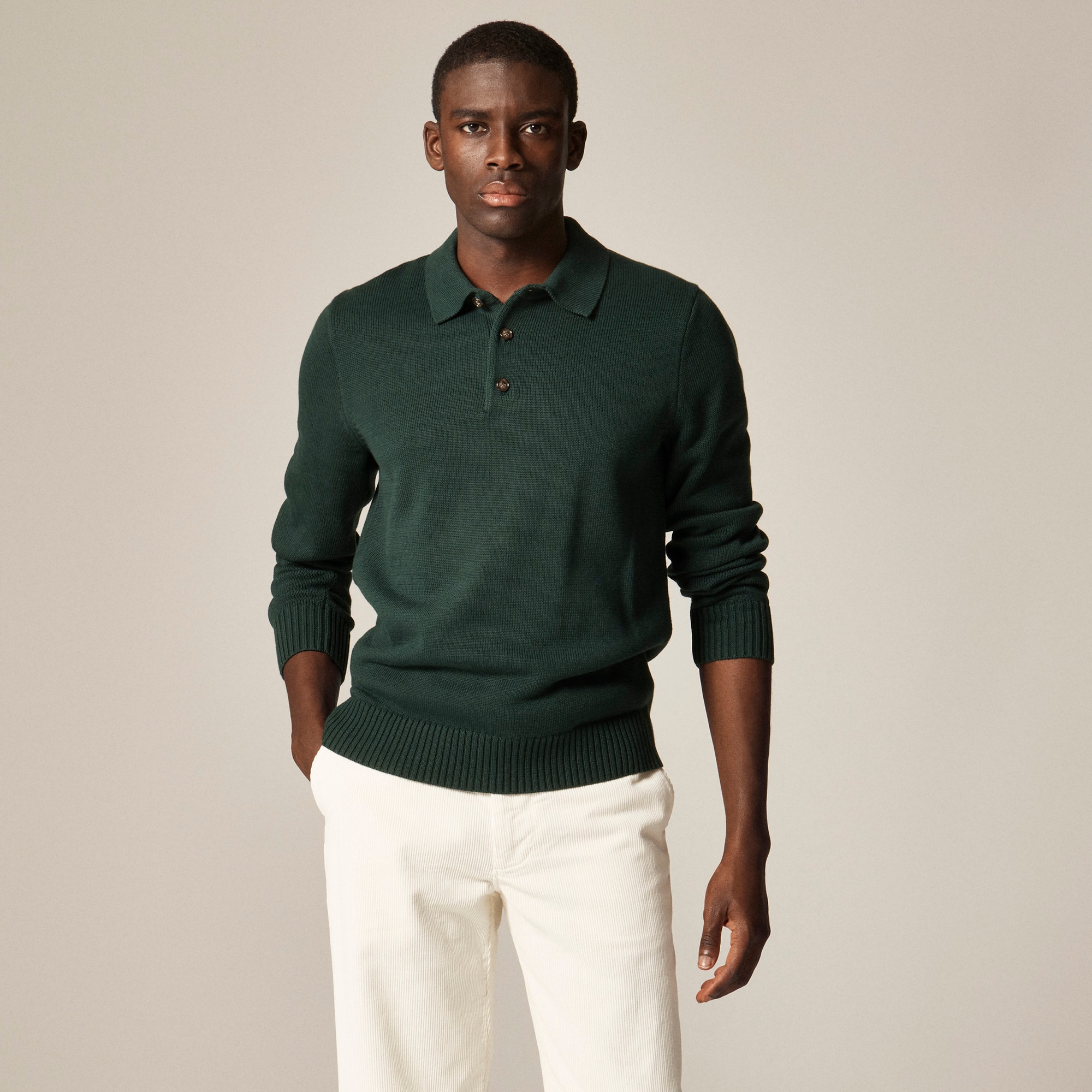  Heritage cotton sweater-polo