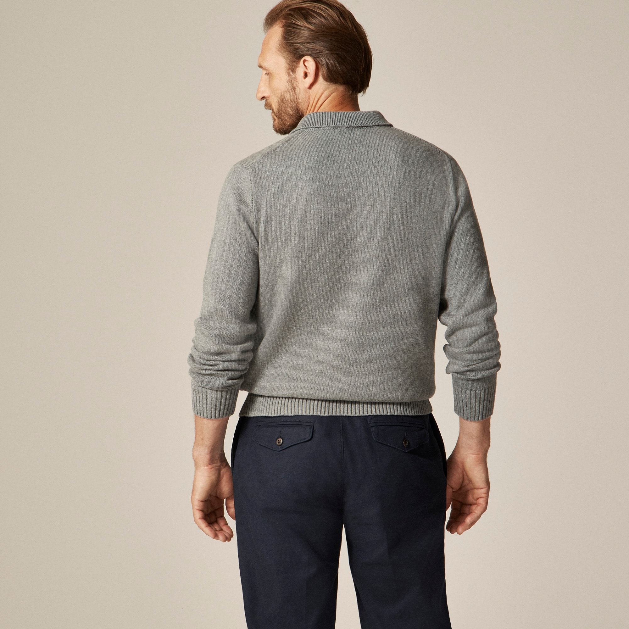 Heritage cotton sweater-polo