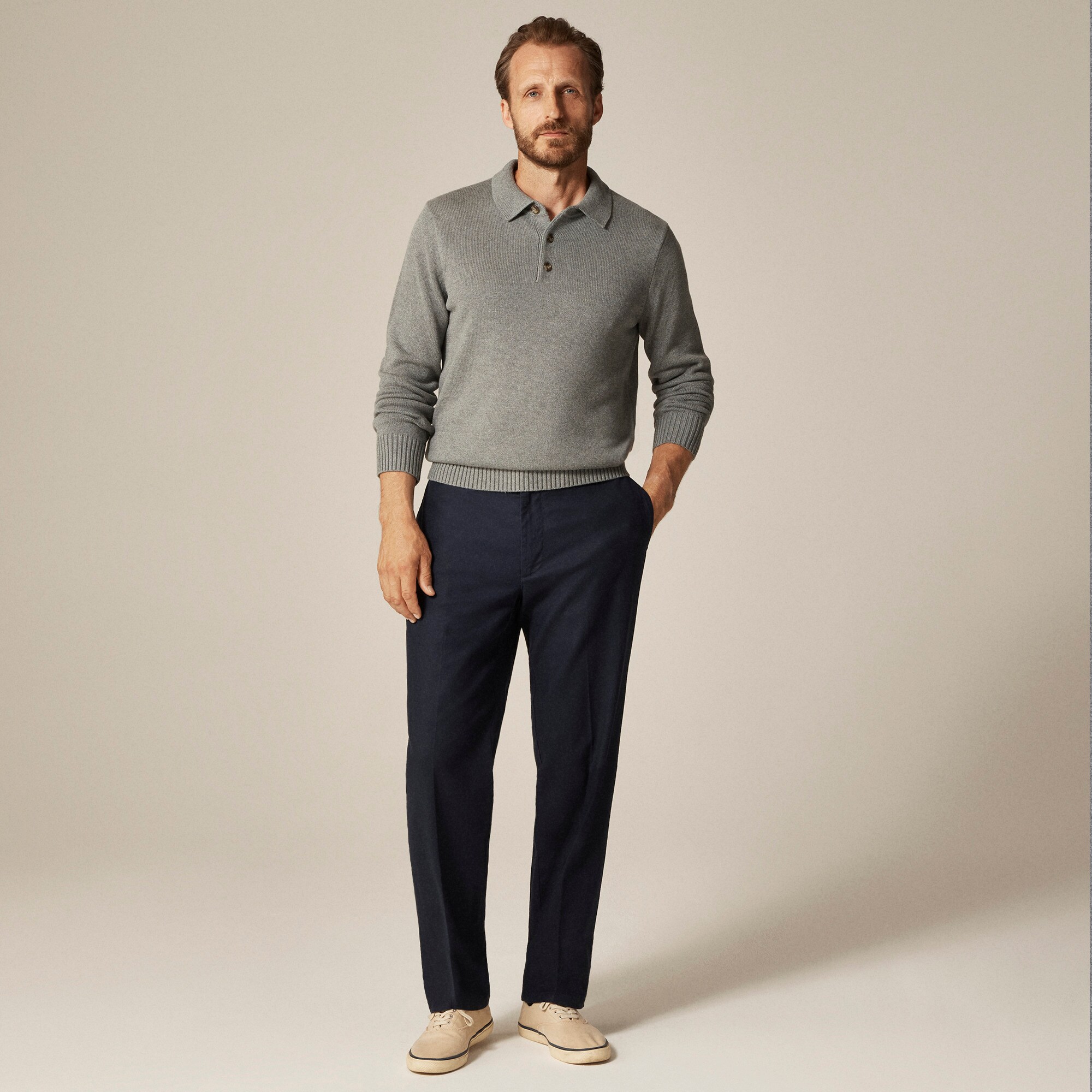 Heritage cotton sweater-polo