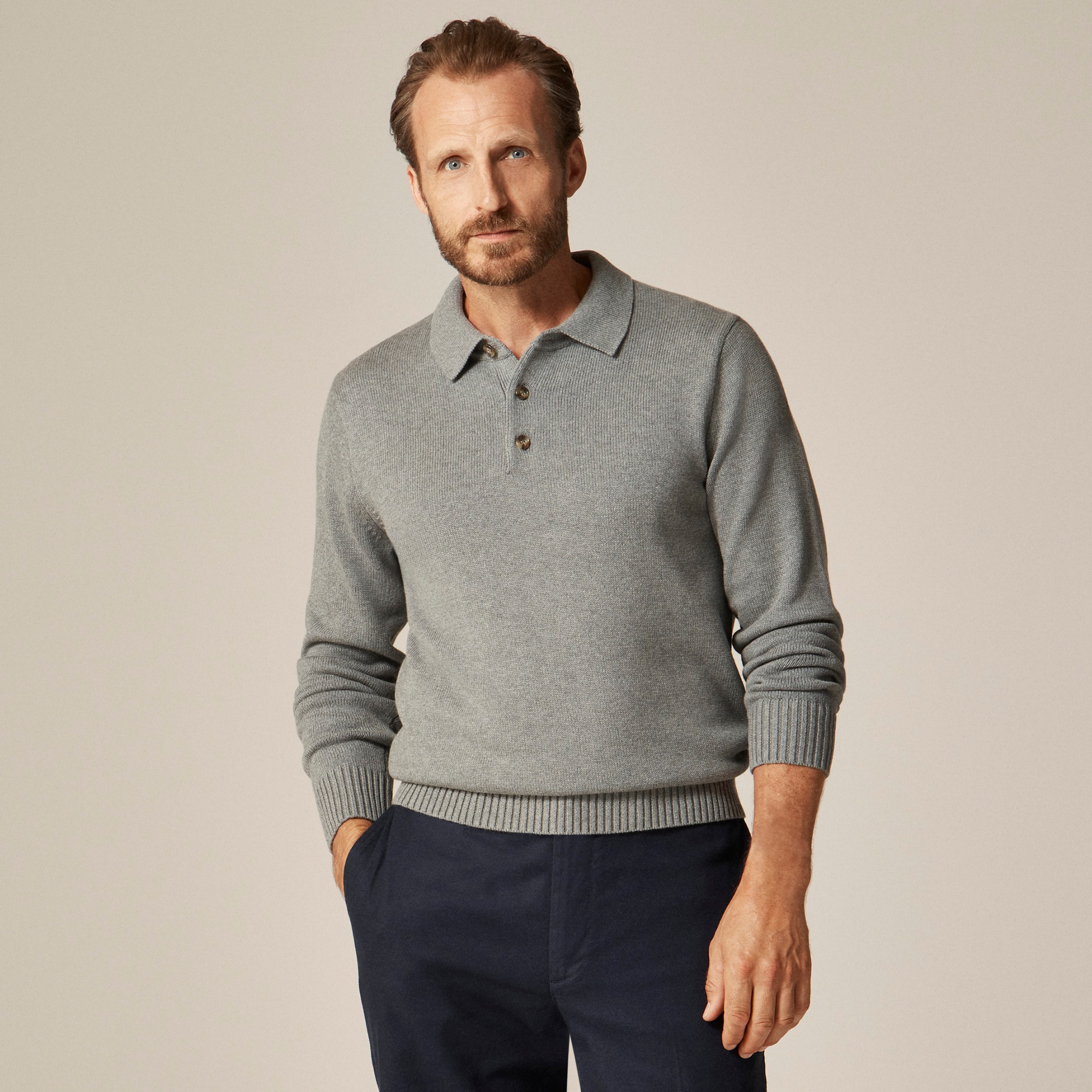 Heritage cotton sweater-polo
