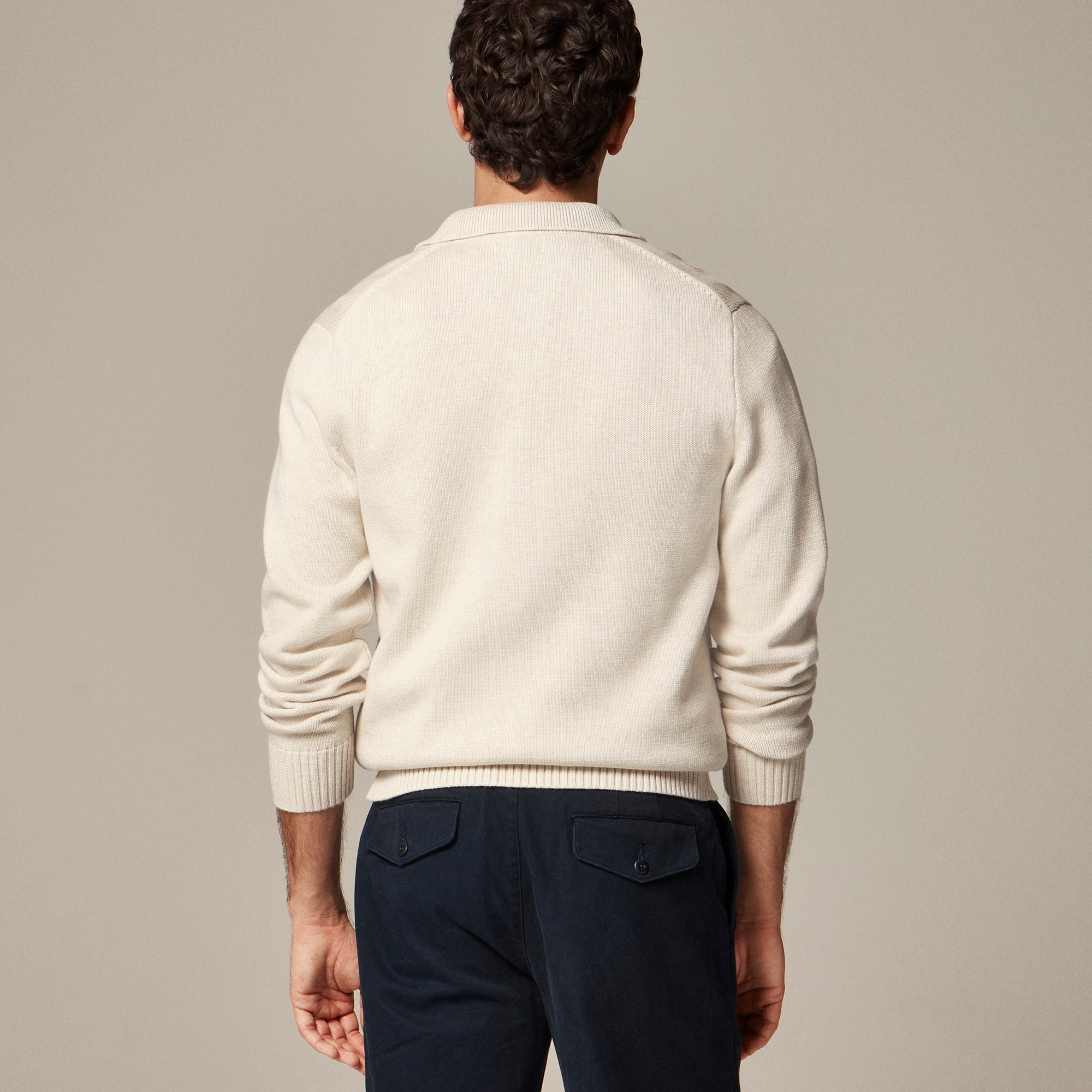 Heritage cotton sweater-polo - thumbnail 4