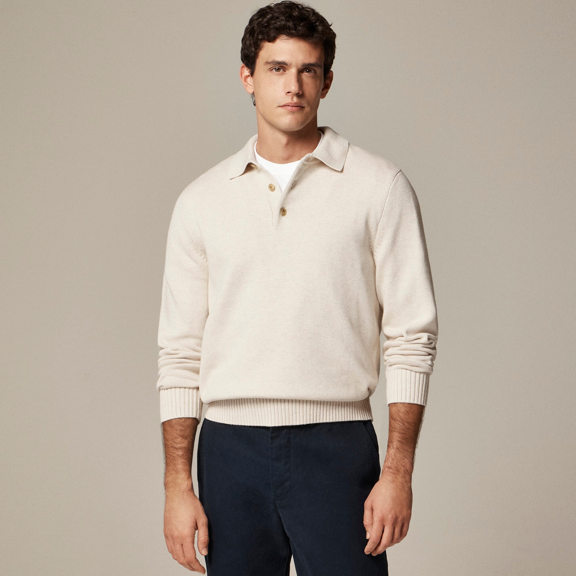 Heritage cotton sweater-polo