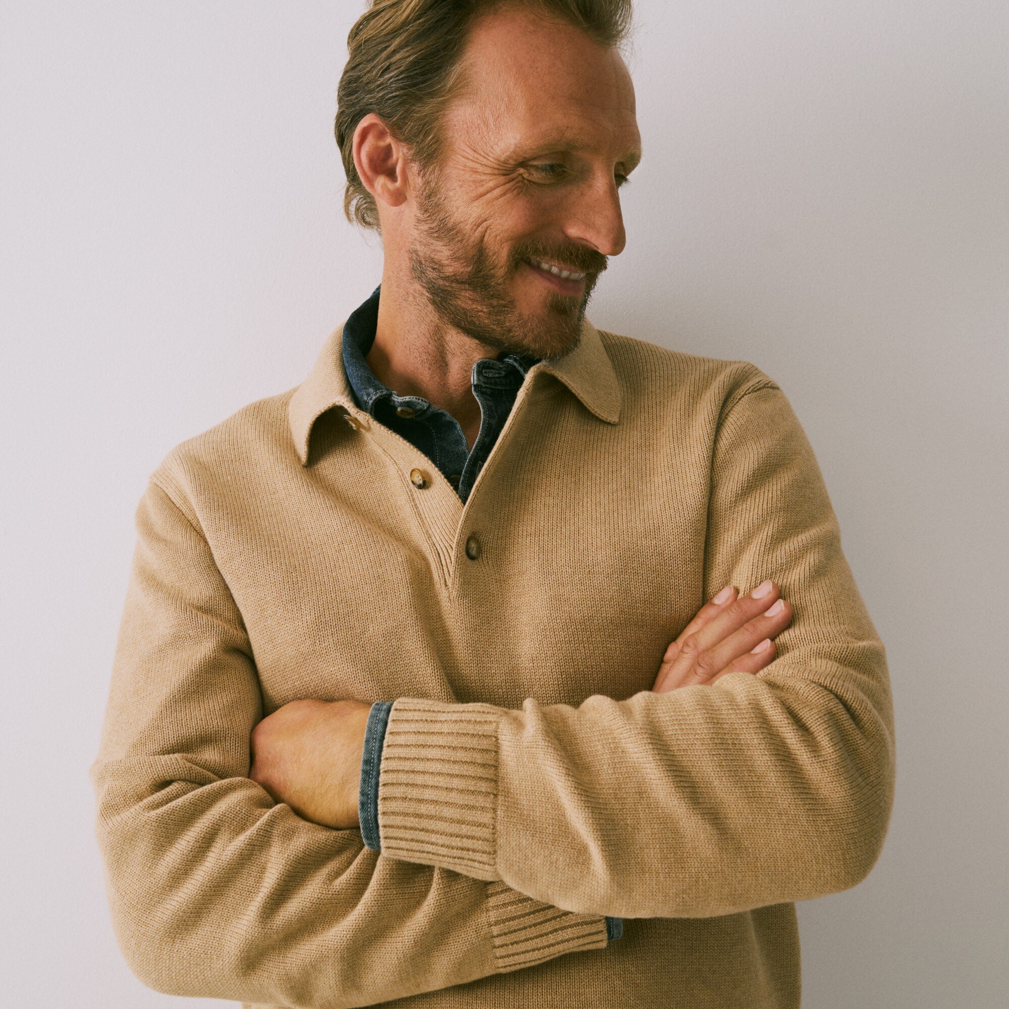  Heritage cotton sweater-polo