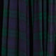 Crinkle chiffon sheer long-sleeve dress in Black Watch tartan COOPER GREEN BLUE