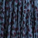 Crinkle chiffon sheer long-sleeve dress in Black Watch tartan BLUE GREY