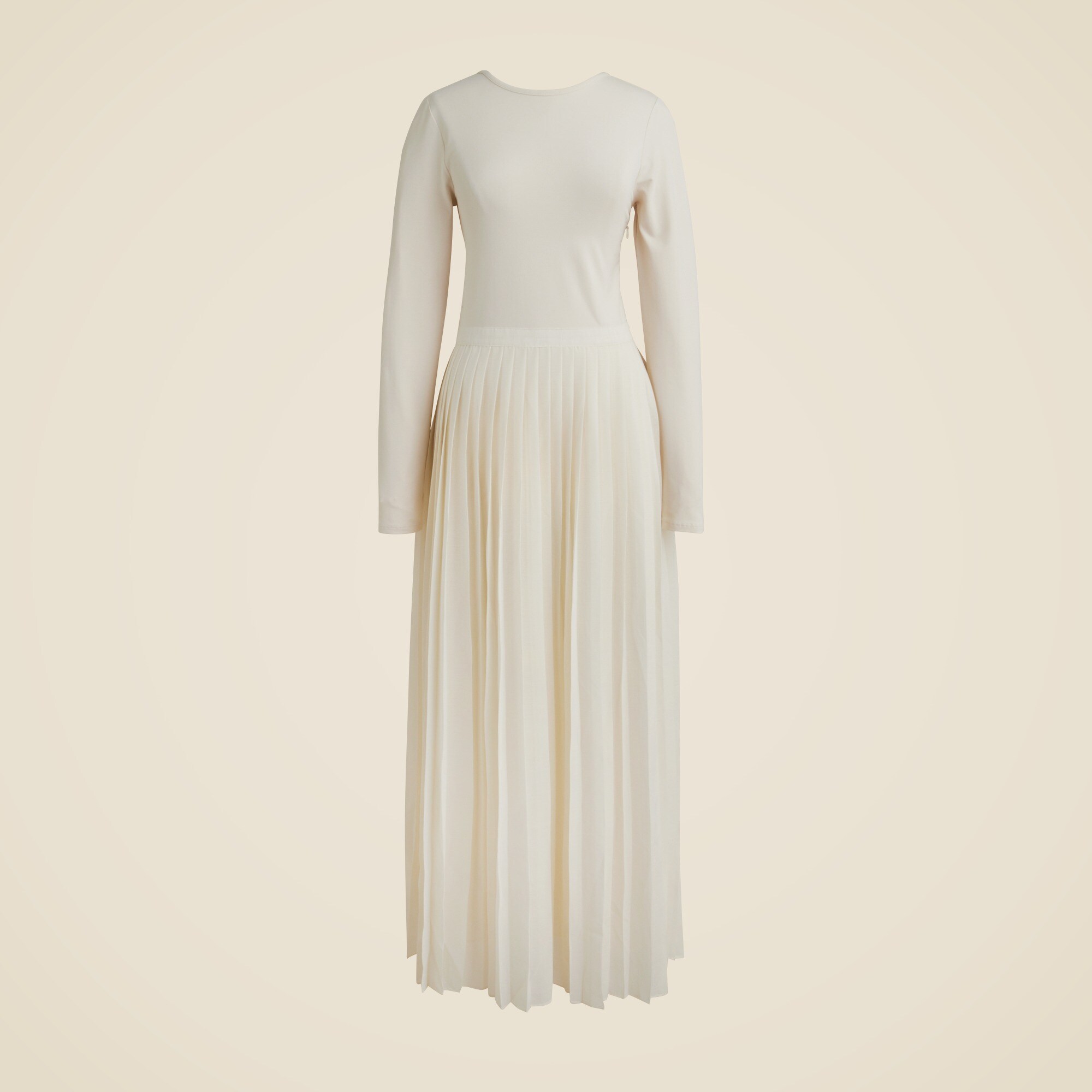  Pleated ballet dress in stretch cotton blend