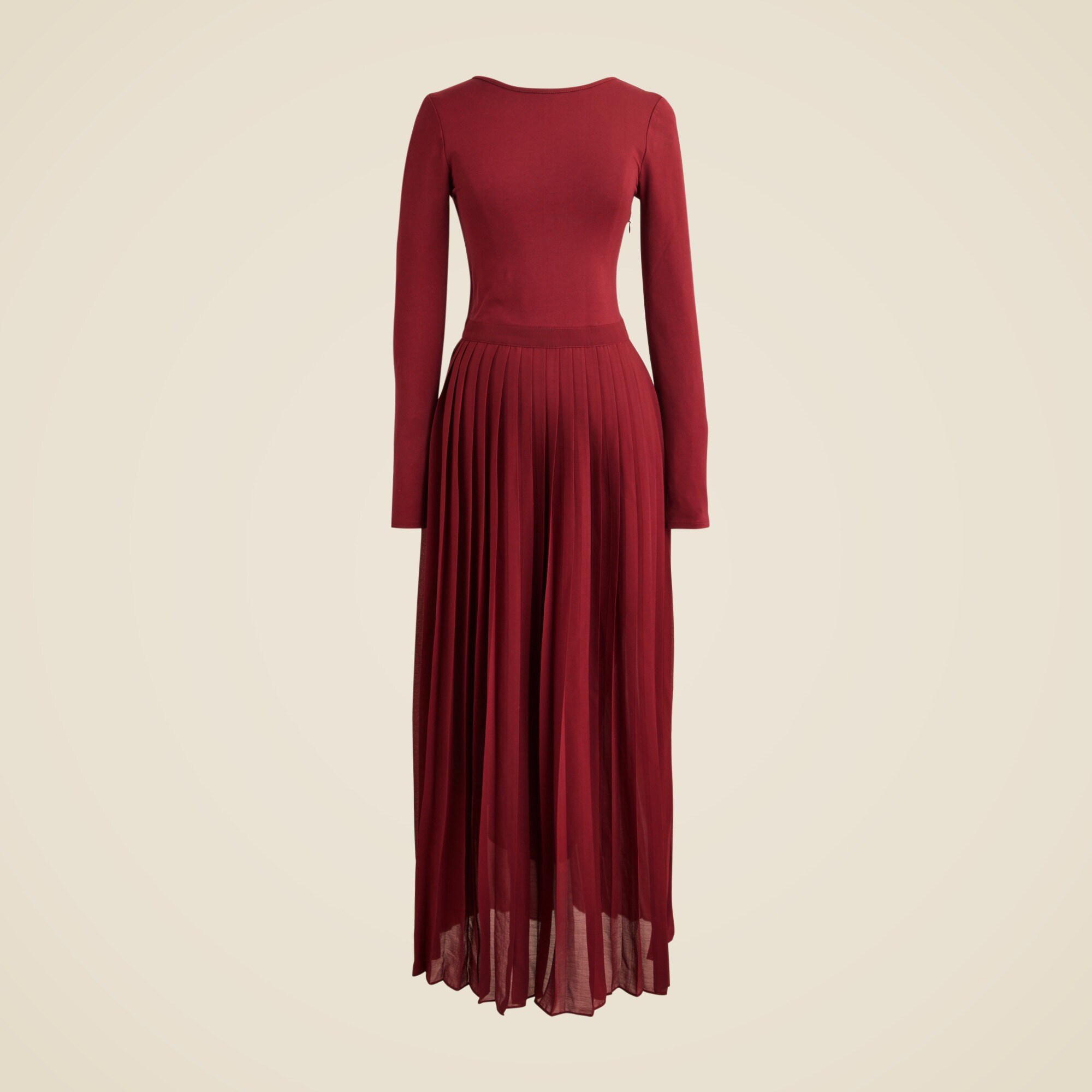  Pleated ballet dress in stretch cotton blend