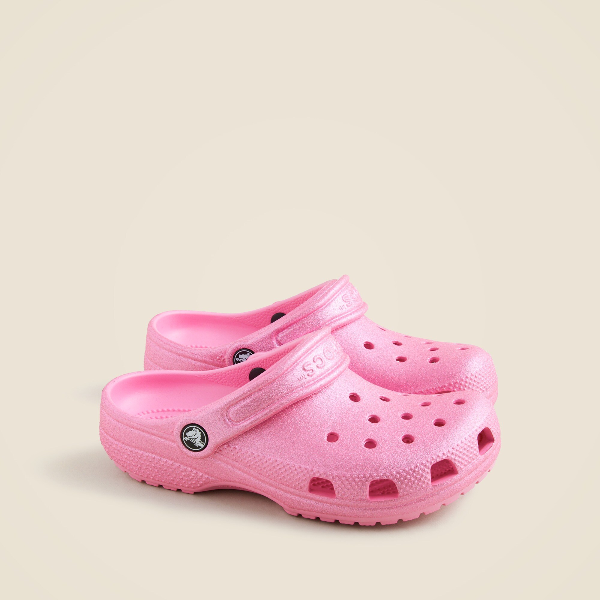 Crocs™ kids' classic glitter clogs