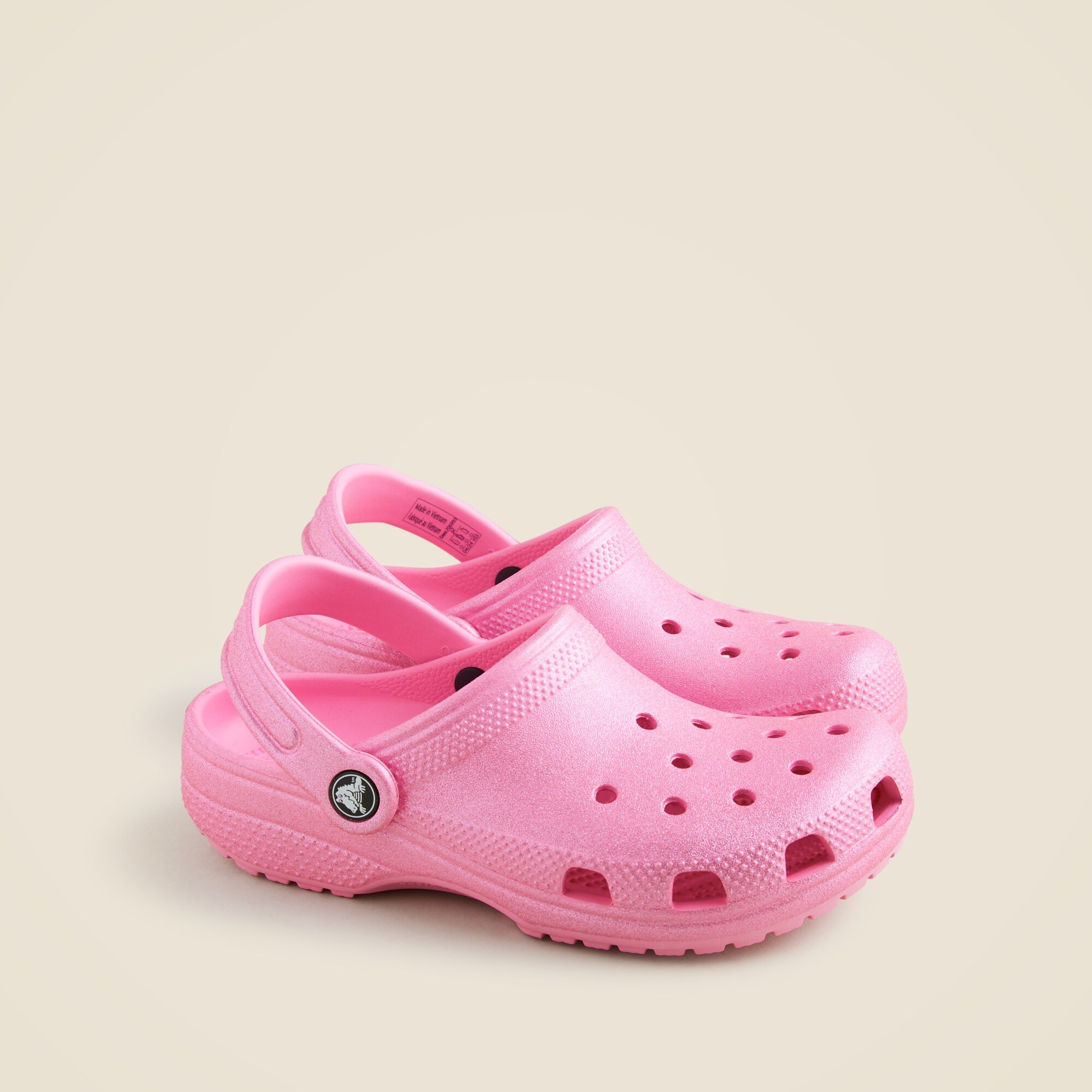 Crocs™ kids' classic glitter clogs