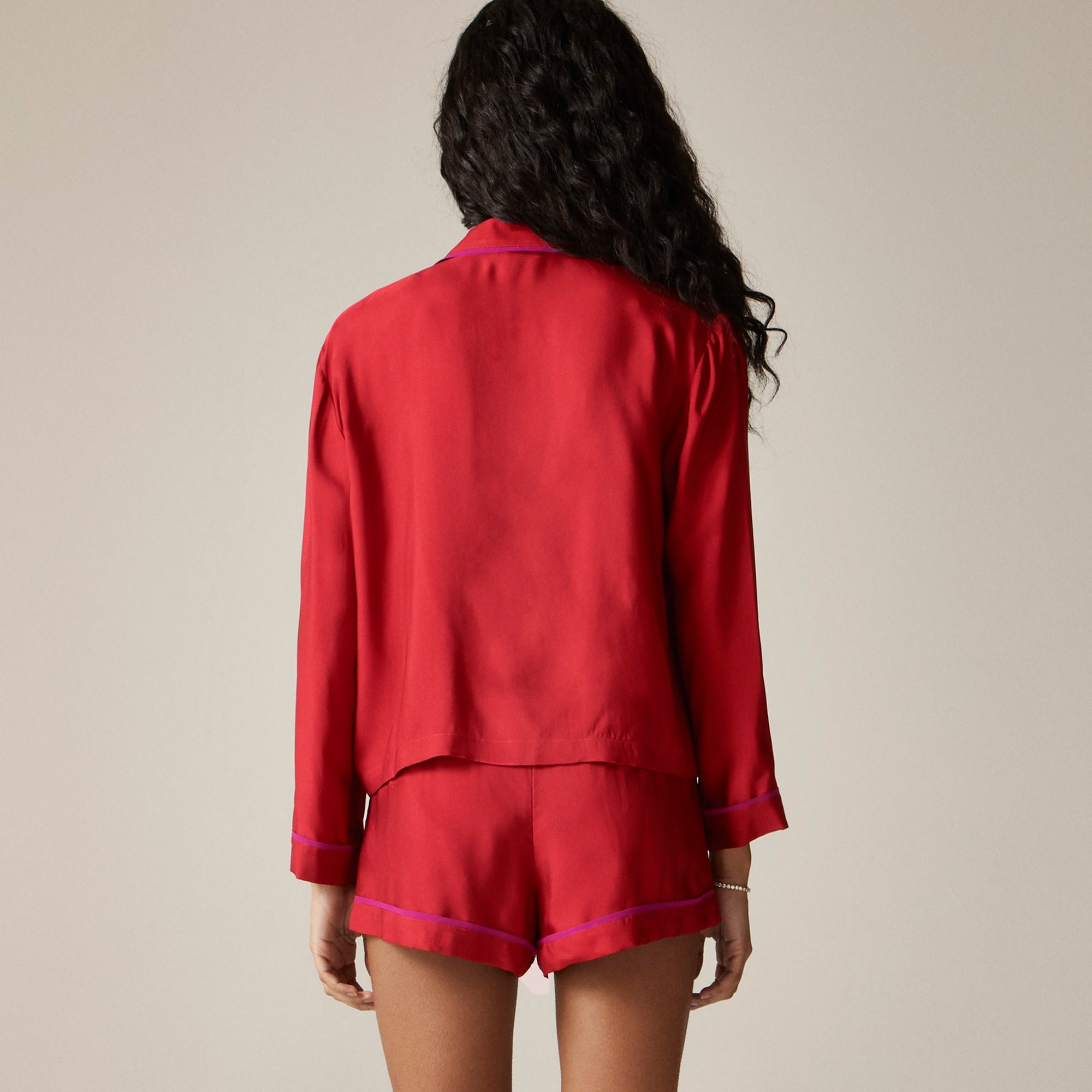 Araks X J.Crew pajama set in viscose twill
