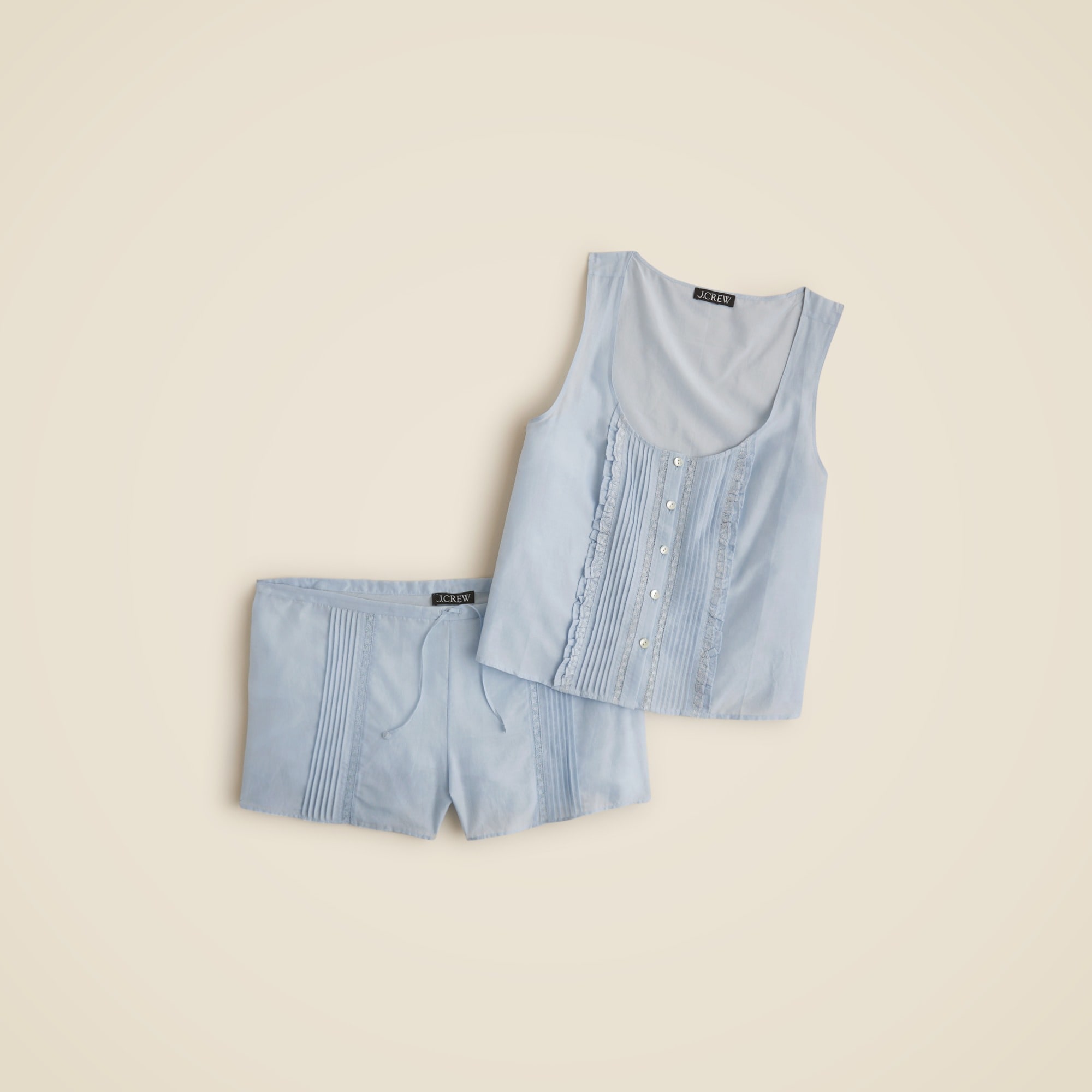 Araks X J.Crew pajama set in cotton-silk voile blend