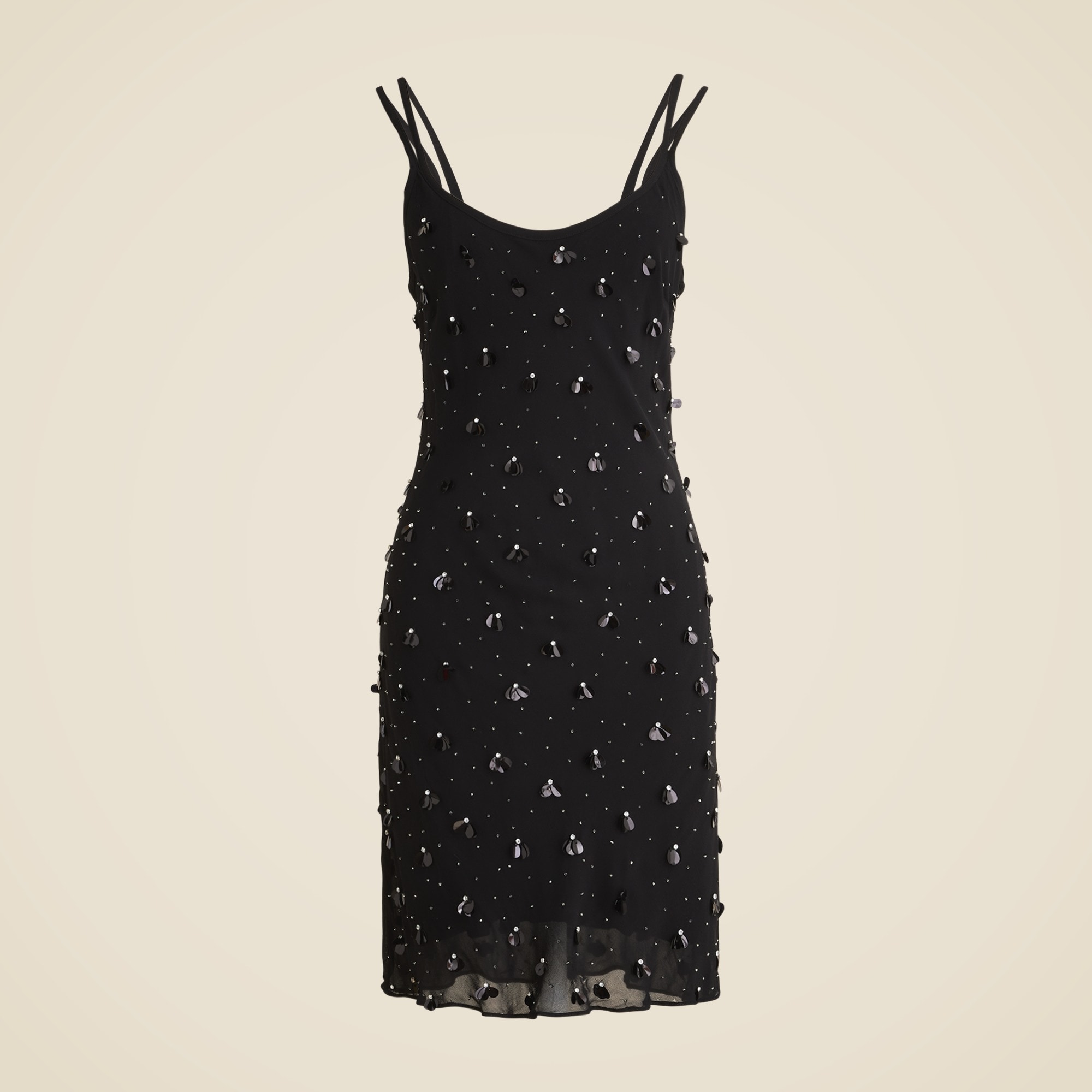 Collection Paillette Slip Dress In Chiffon For Women | J.Crew