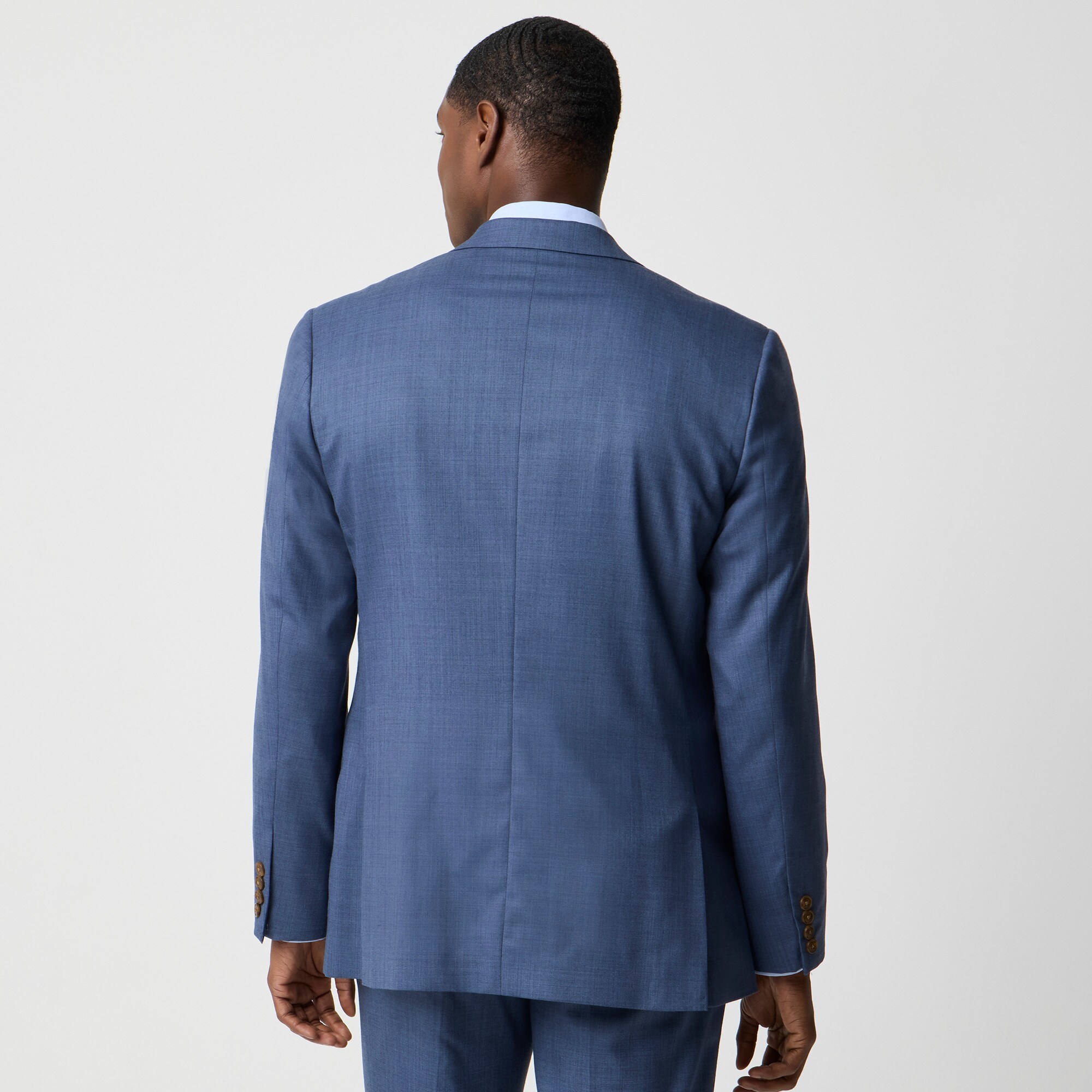 Slim-fit Thompson worsted wool suit jacket