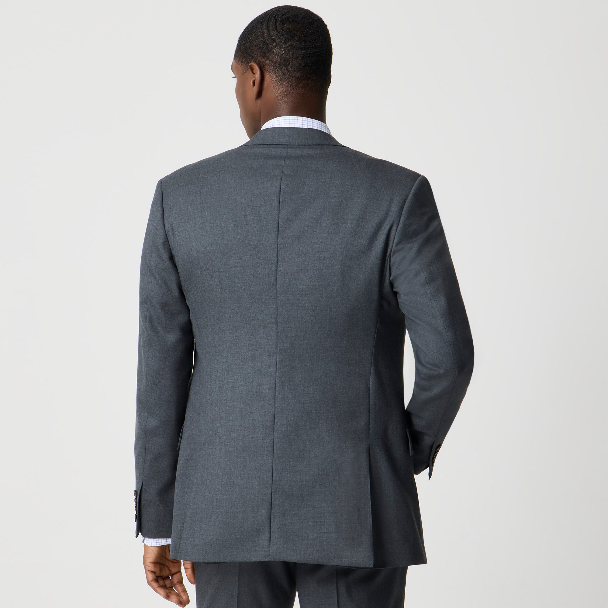 Slim-fit Thompson worsted wool suit jacket