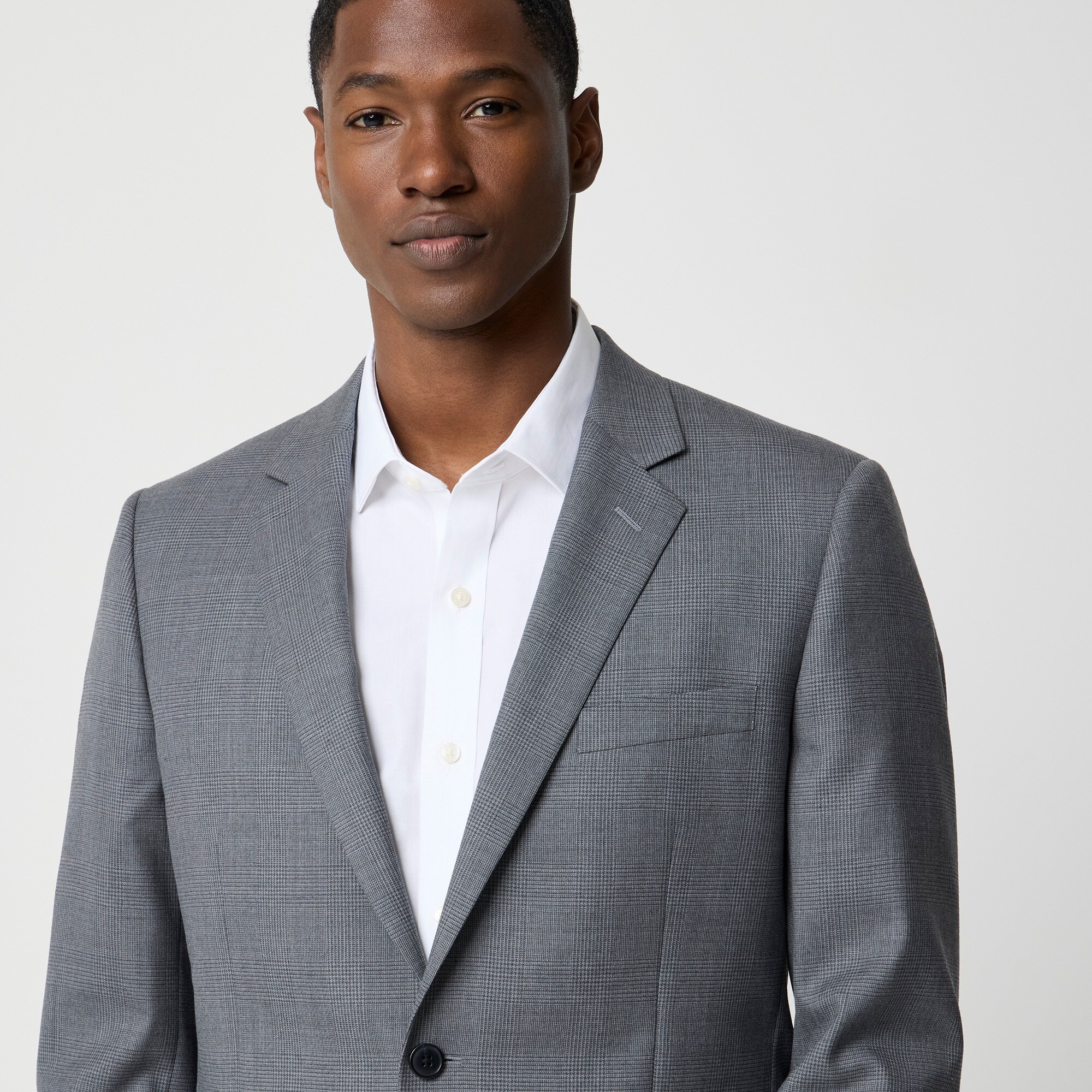 Slim-fit Thompson worsted wool suit jacket