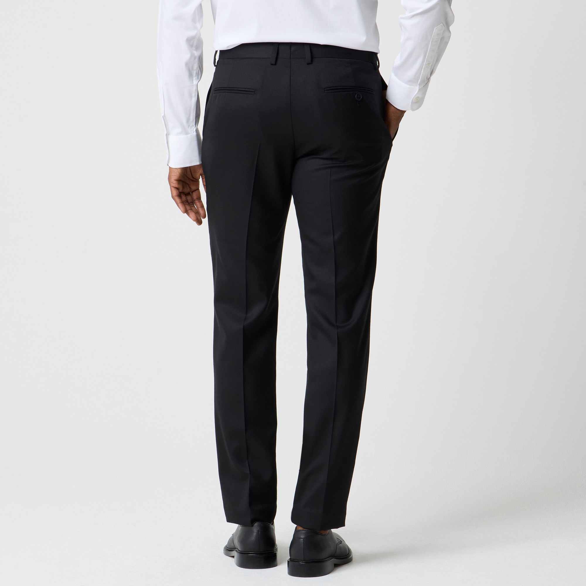 Slim-fit Thompson worsted wool suit pant