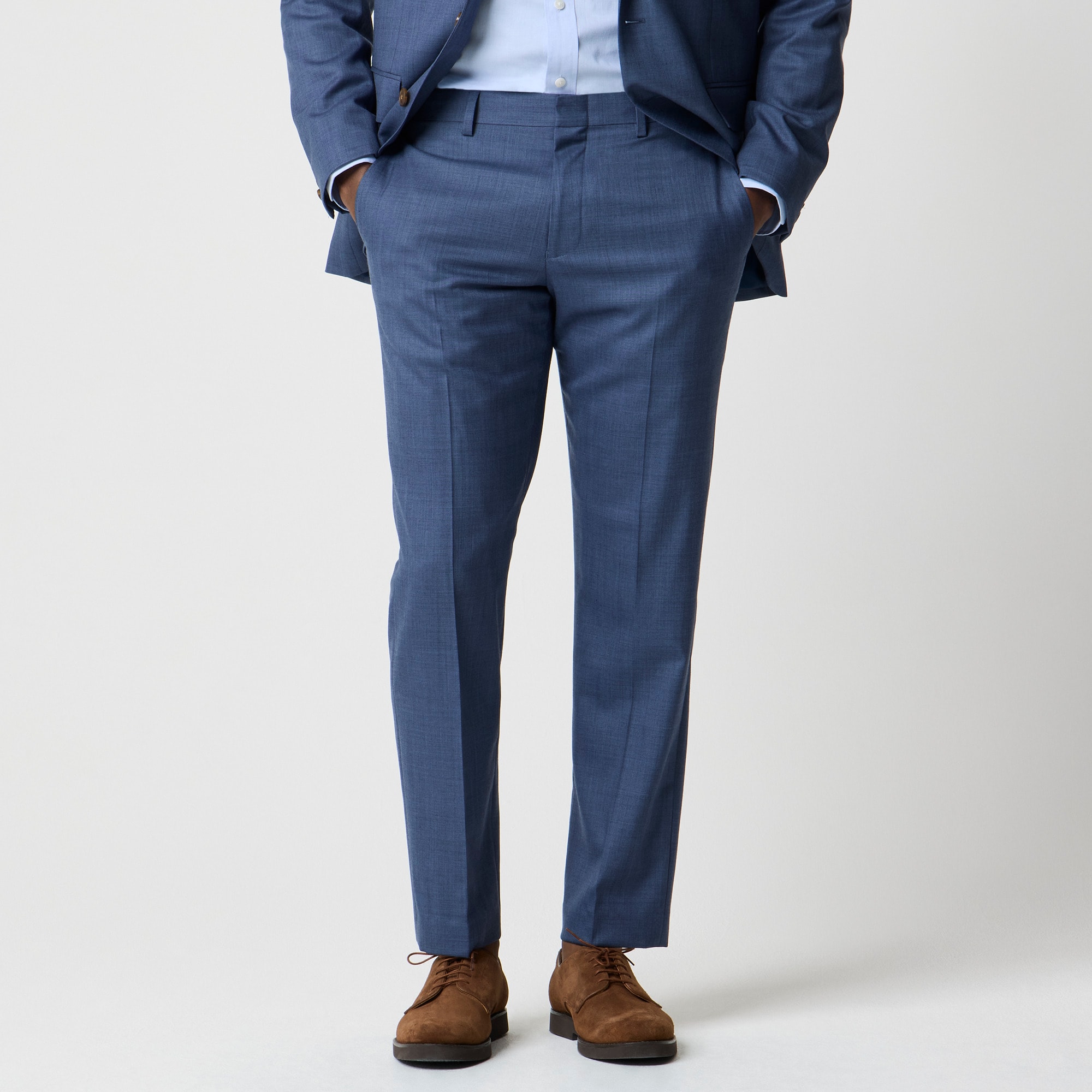 mens Slim-fit Thompson worsted wool suit pant
