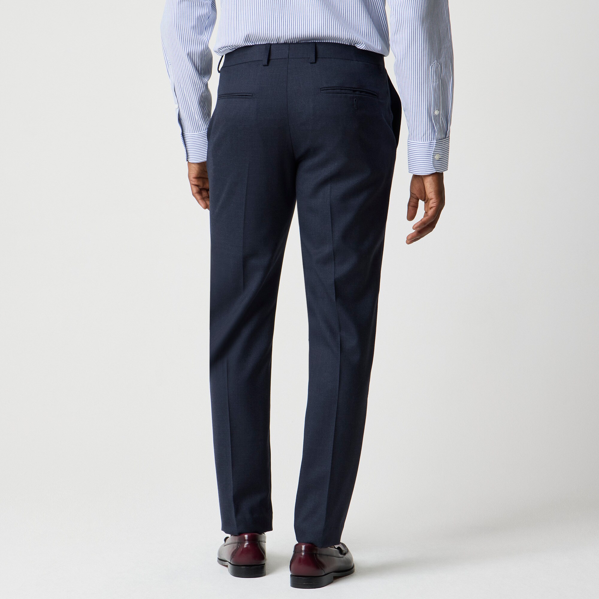 Slim-fit Thompson worsted wool suit pant