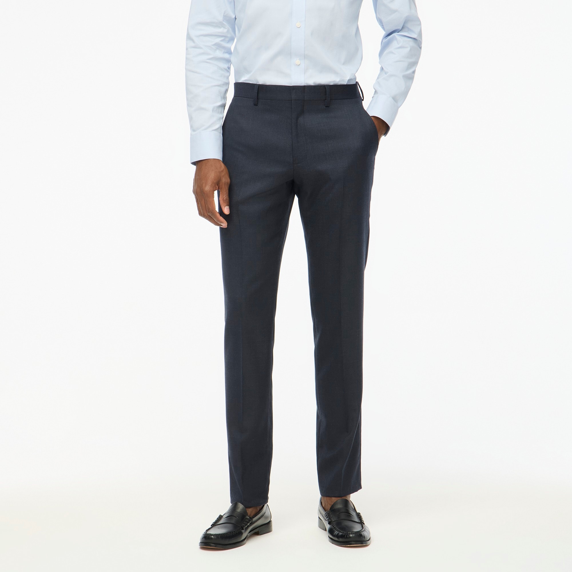 mens Slim-fit Thompson worsted wool suit pant