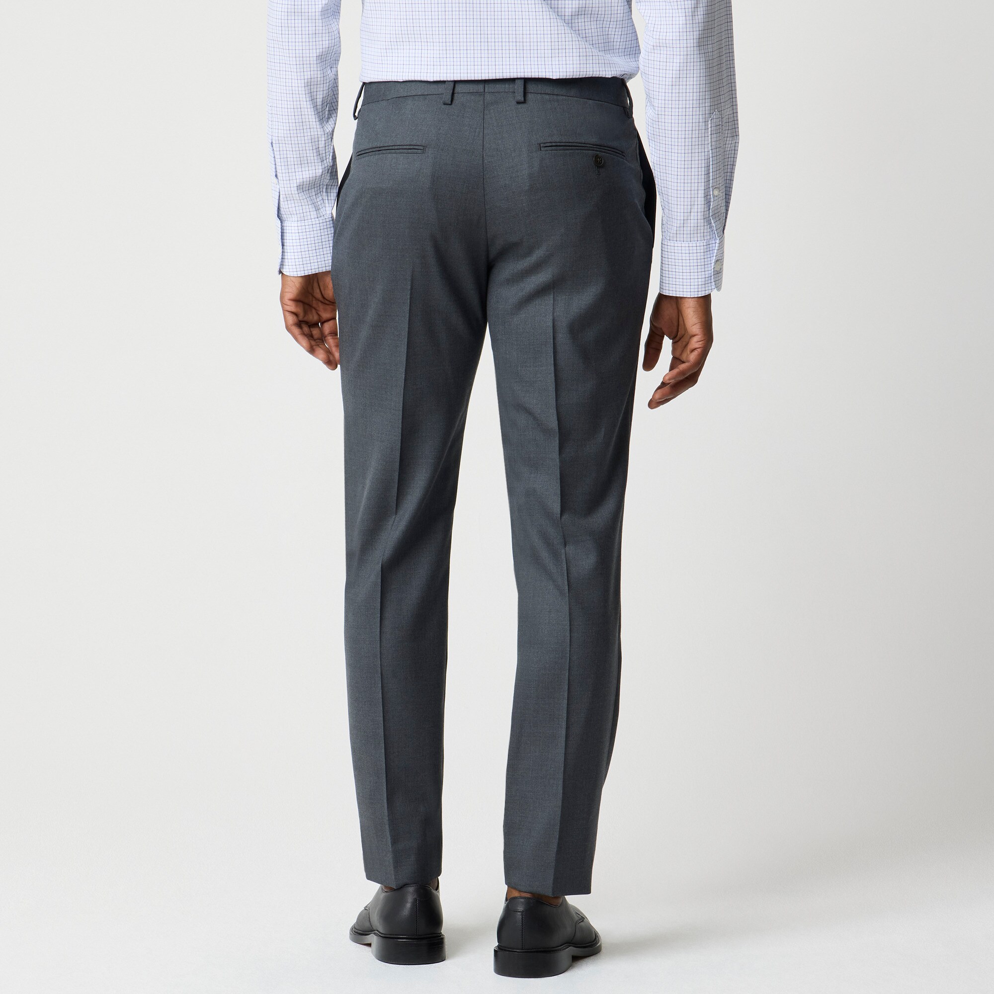 Slim-fit Thompson worsted wool suit pant