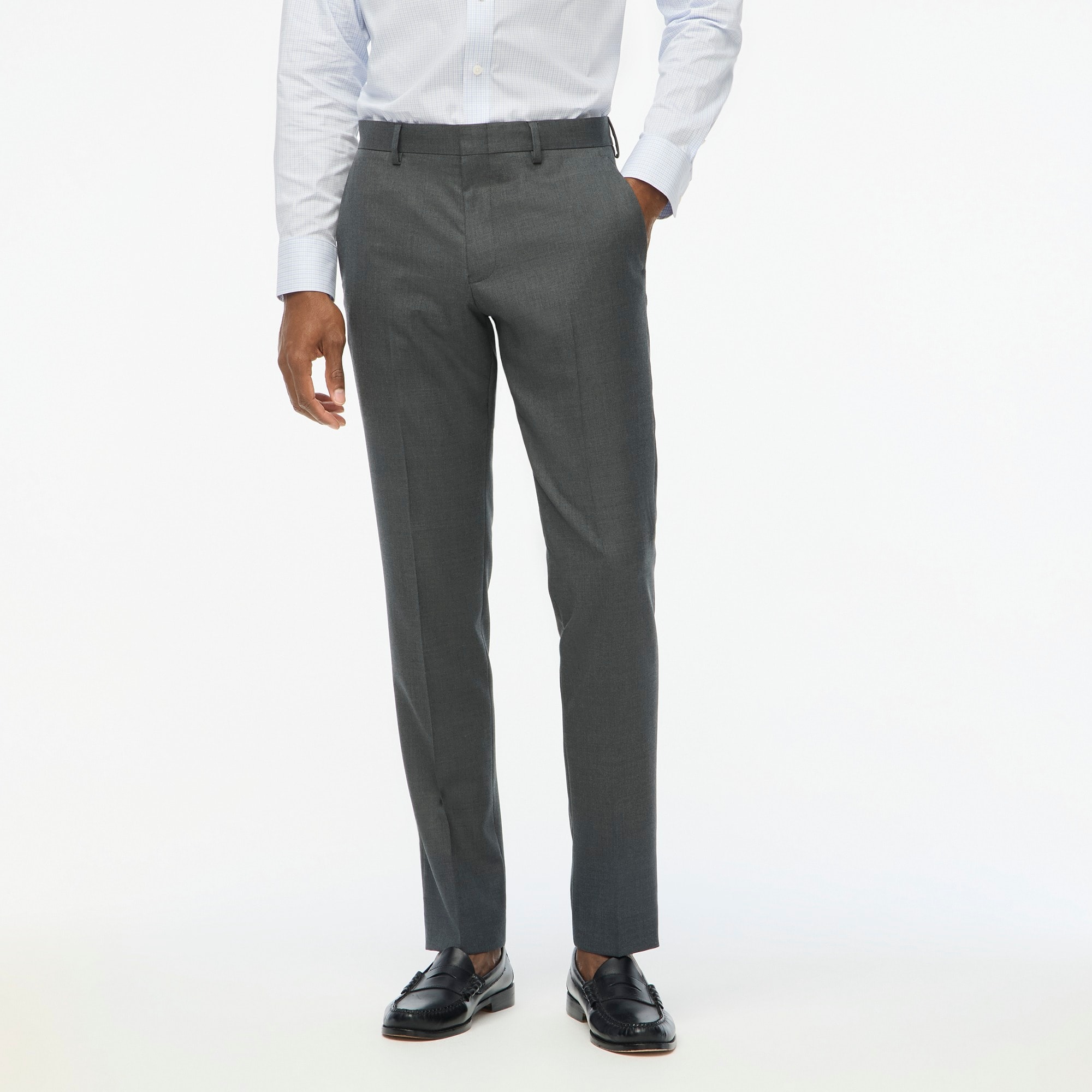 mens Slim-fit Thompson worsted wool suit pant