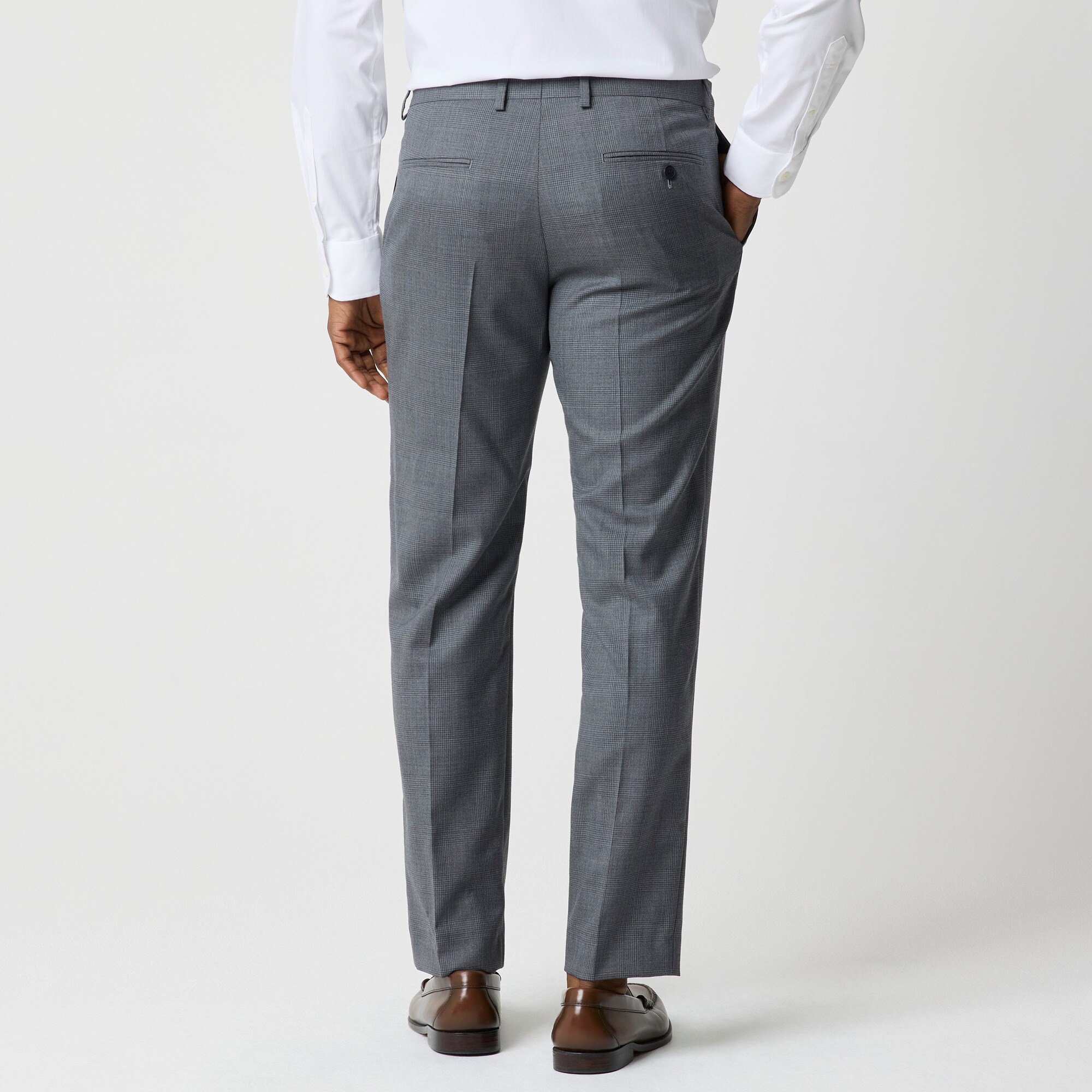 Slim-fit Thompson worsted wool suit pant