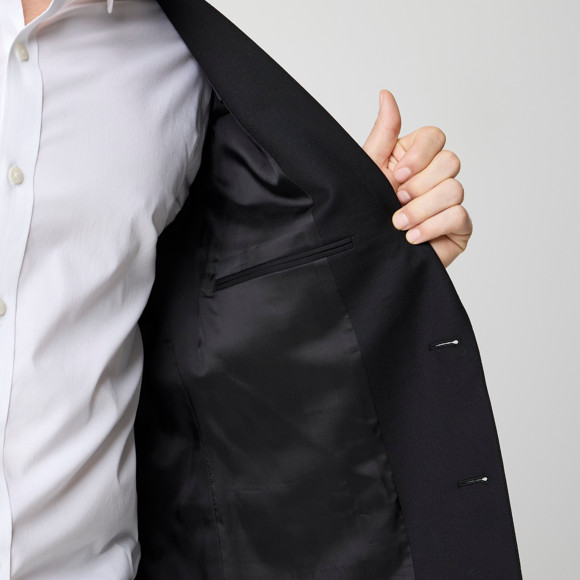 Classic-fit Thompson worsted wool suit jacket - image 4
