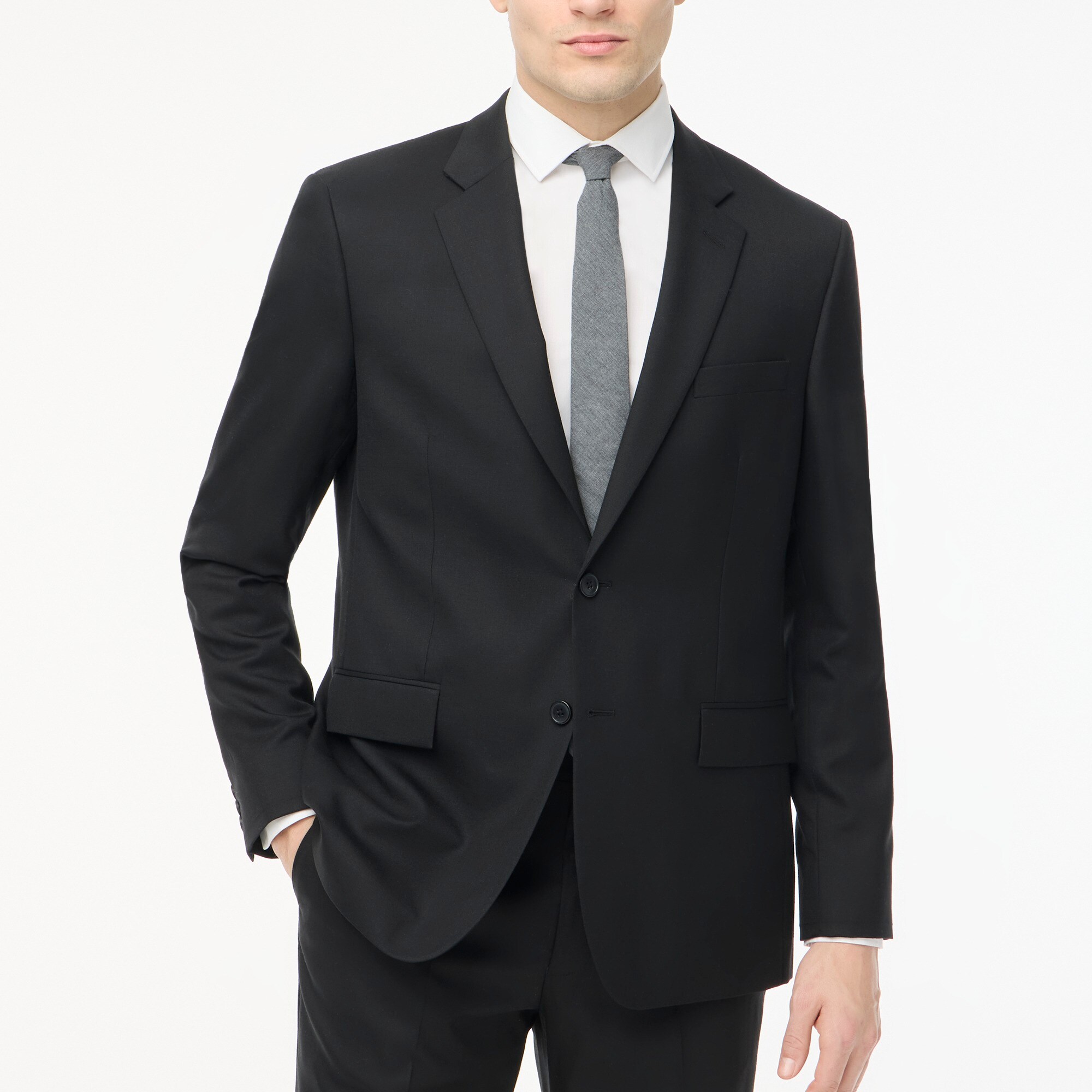 mens Classic-fit Thompson worsted wool suit jacket