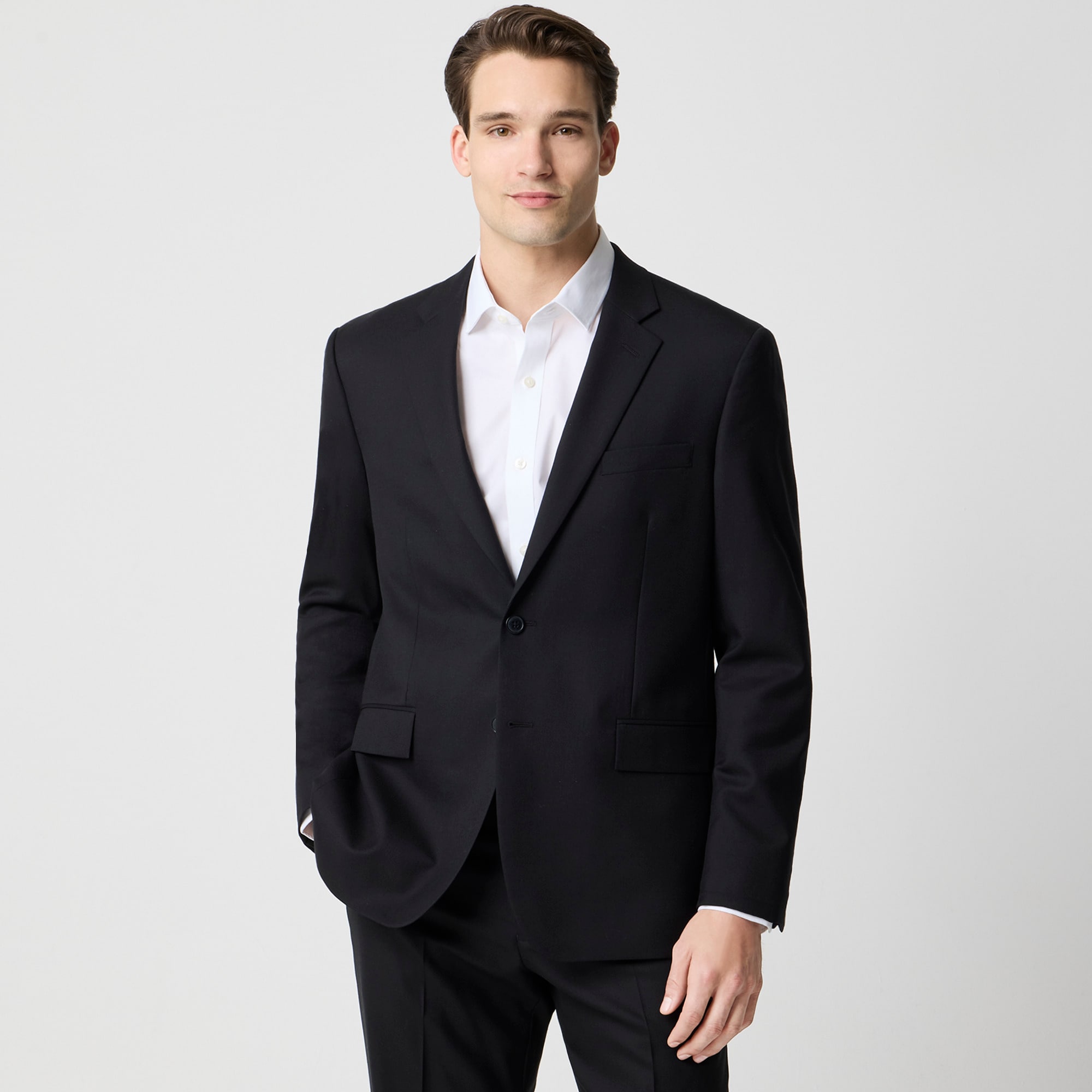 Classic-fit Thompson worsted wool suit jacket