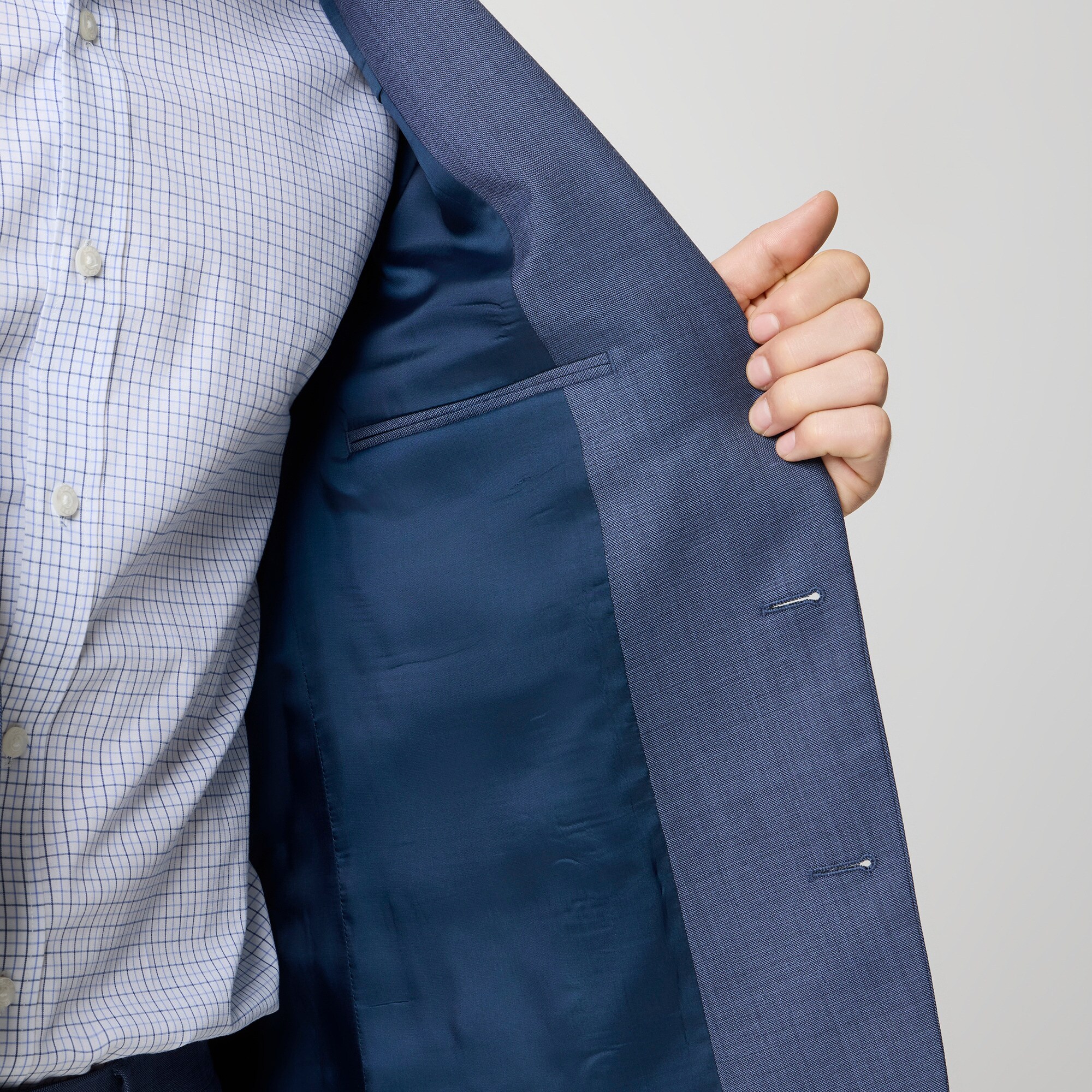 Classic-fit Thompson worsted wool suit jacket