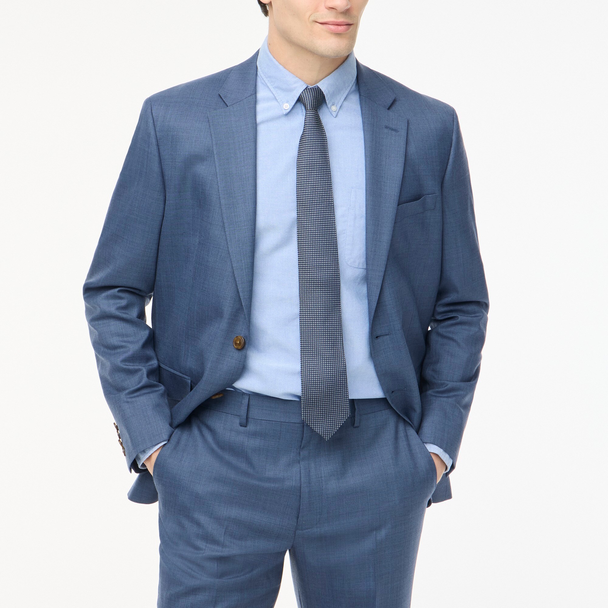 mens Classic-fit Thompson worsted wool suit jacket