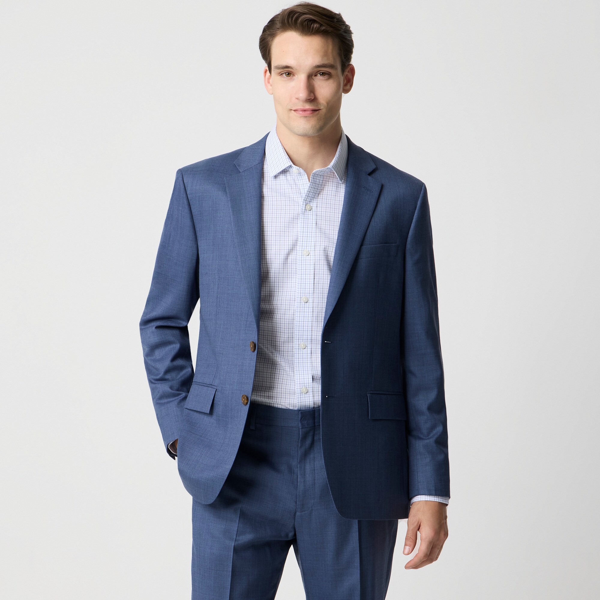 Classic-fit Thompson worsted wool suit jacket