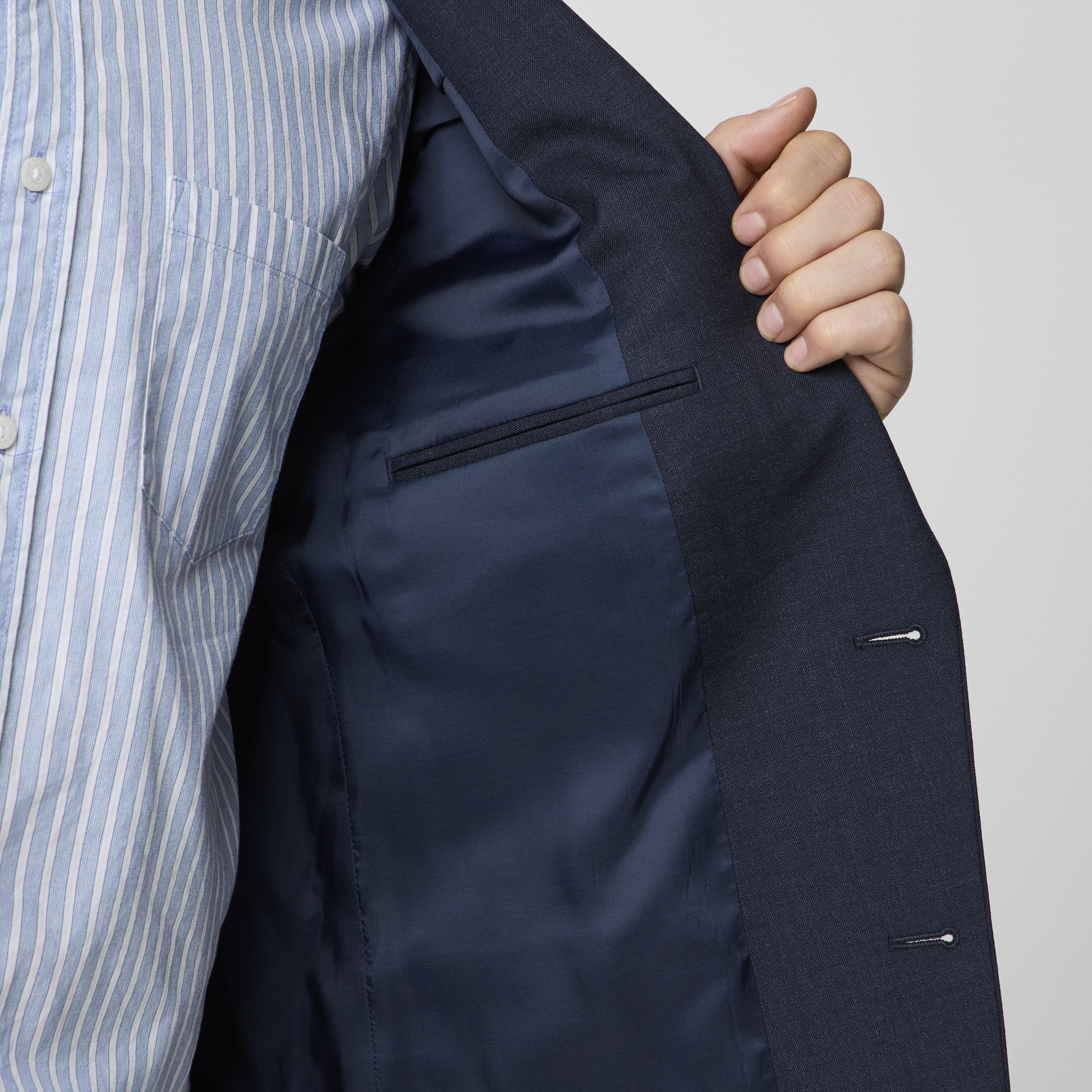 Classic-fit Thompson worsted wool suit jacket
