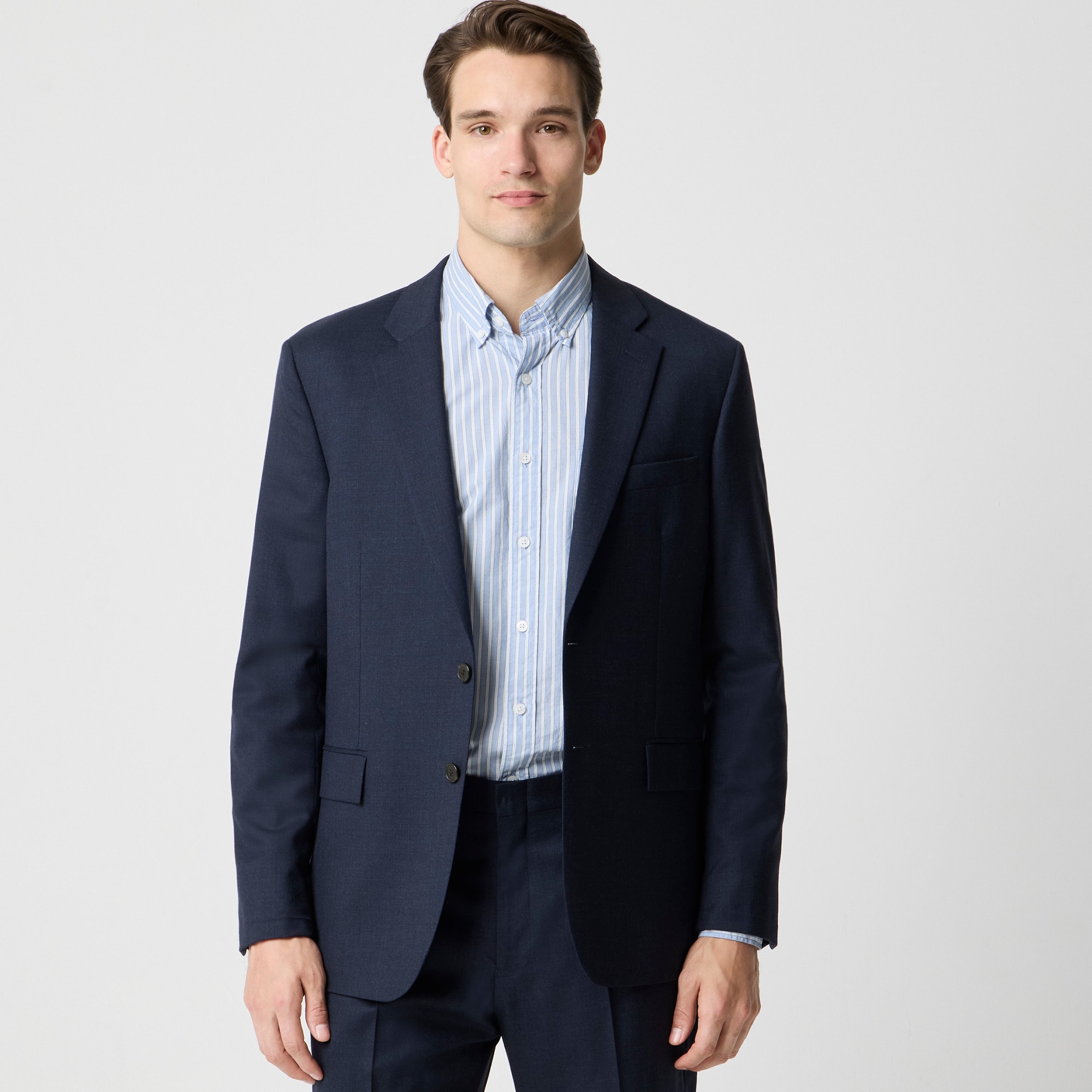 Classic-fit Thompson worsted wool suit jacket