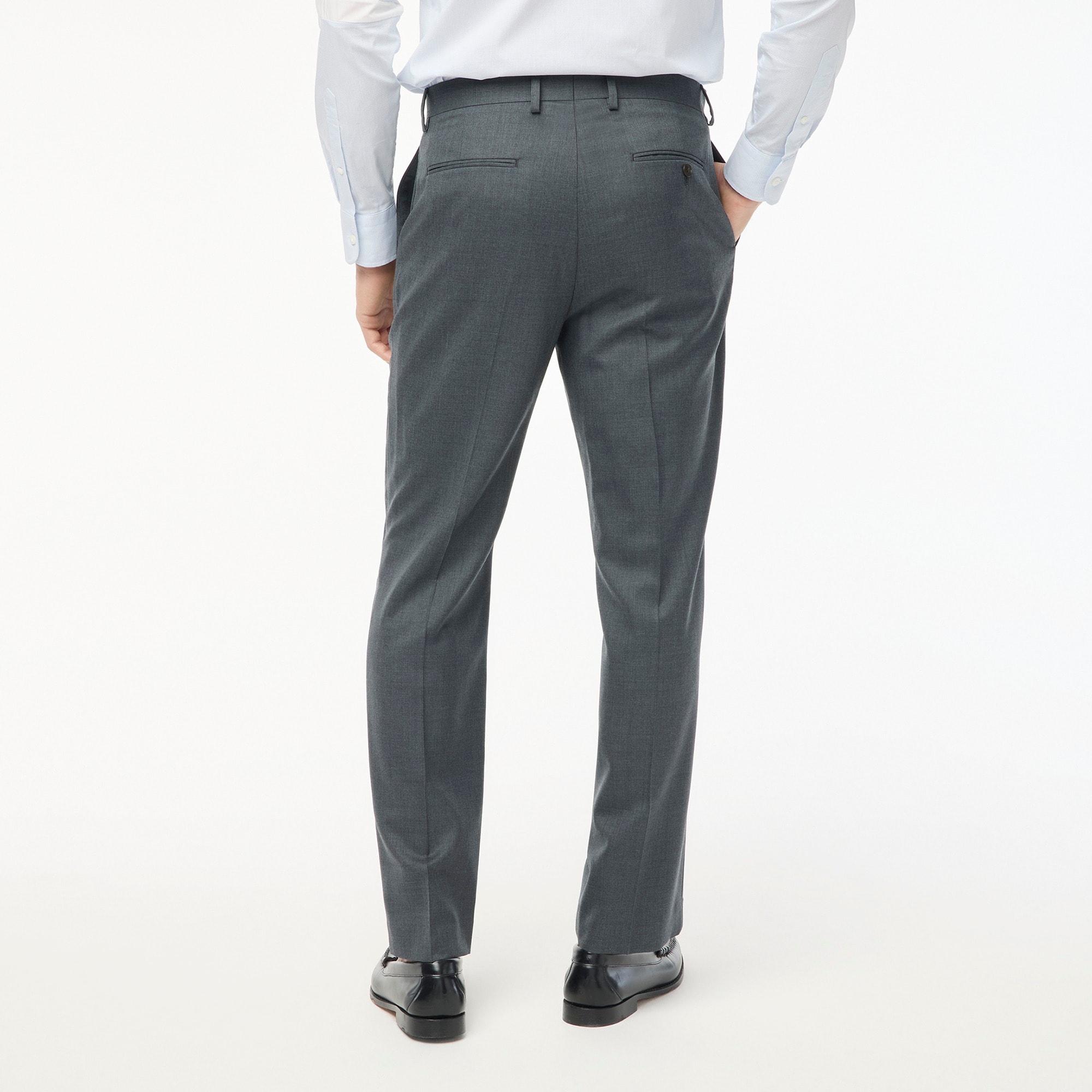 Classic-fit Thompson worsted wool suit pant