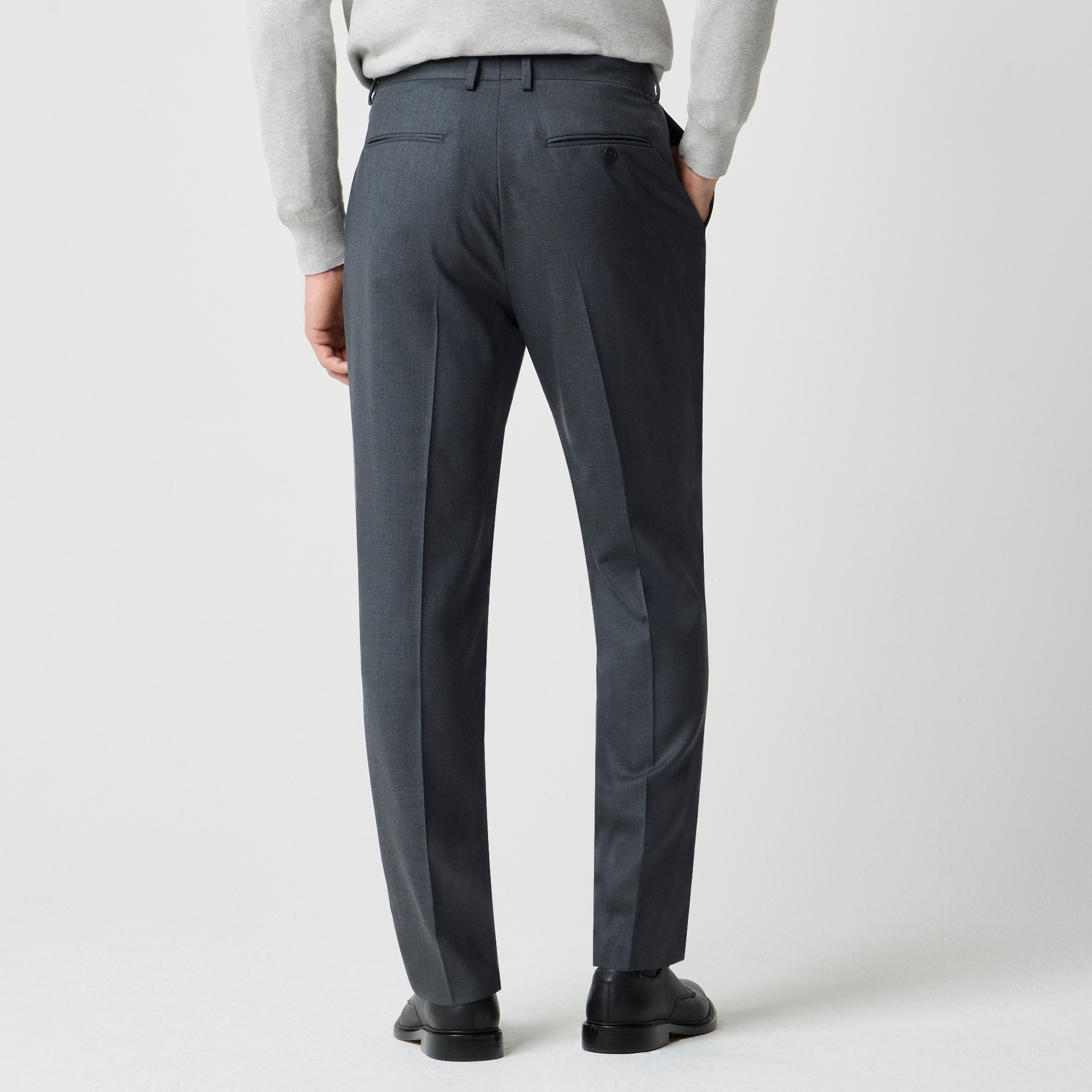 Classic-fit Thompson worsted wool suit pant