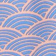 Seersucker 7&quot; swim trunk RETRO BLUE COOL PEACH