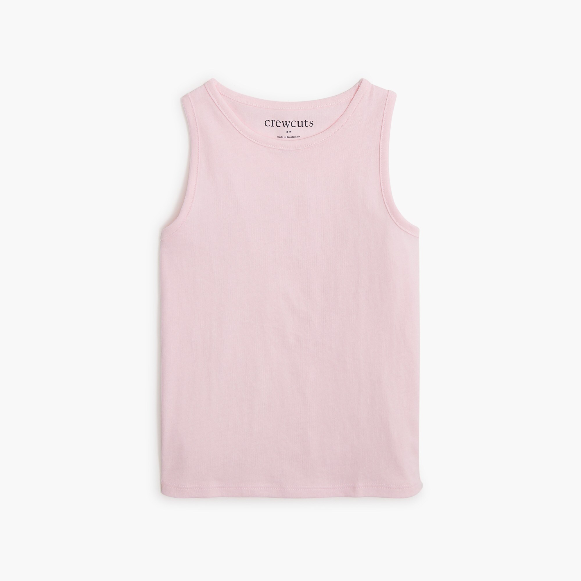 girls' jersey scoopneck tank top for girls