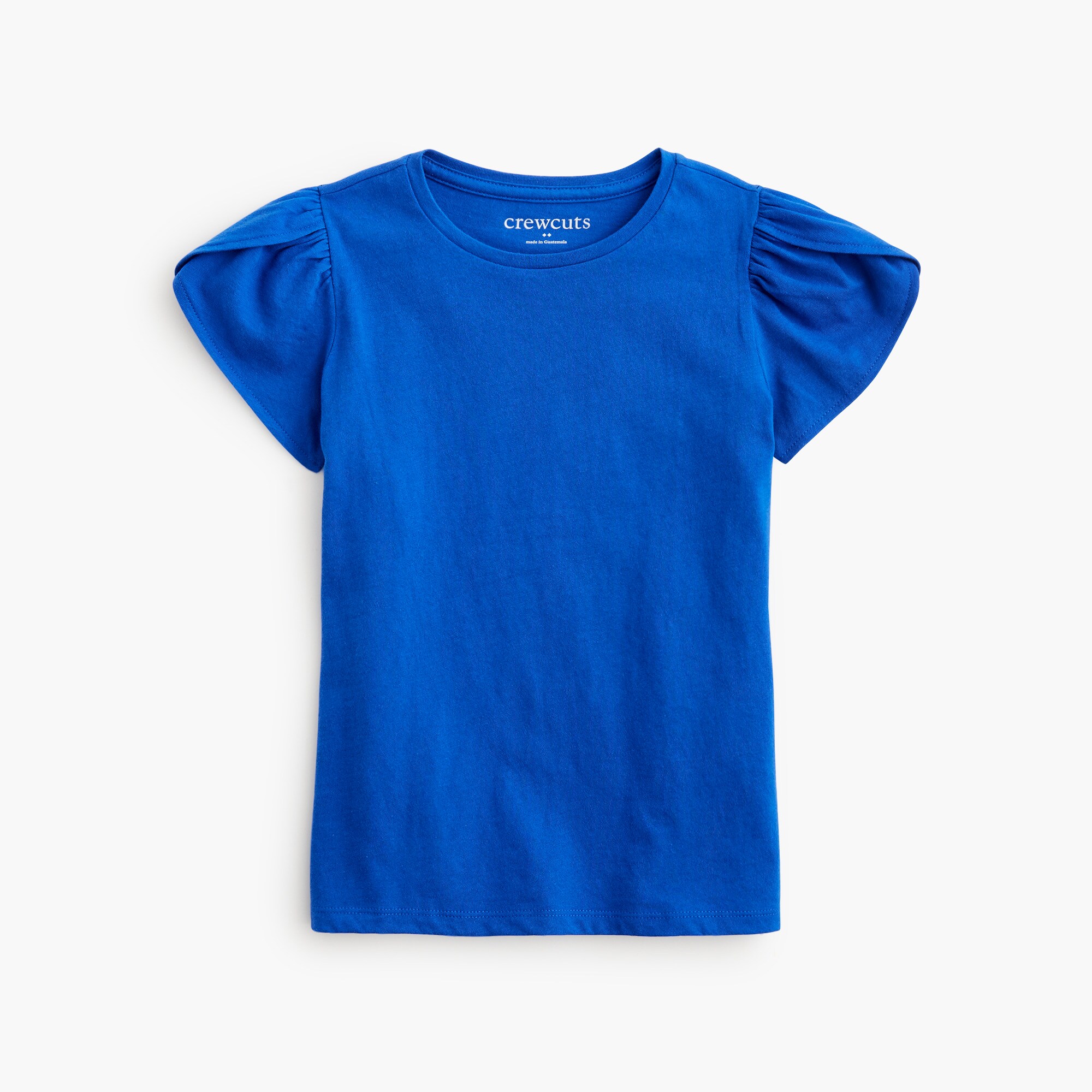 girls' flutter-sleeve tee for girls