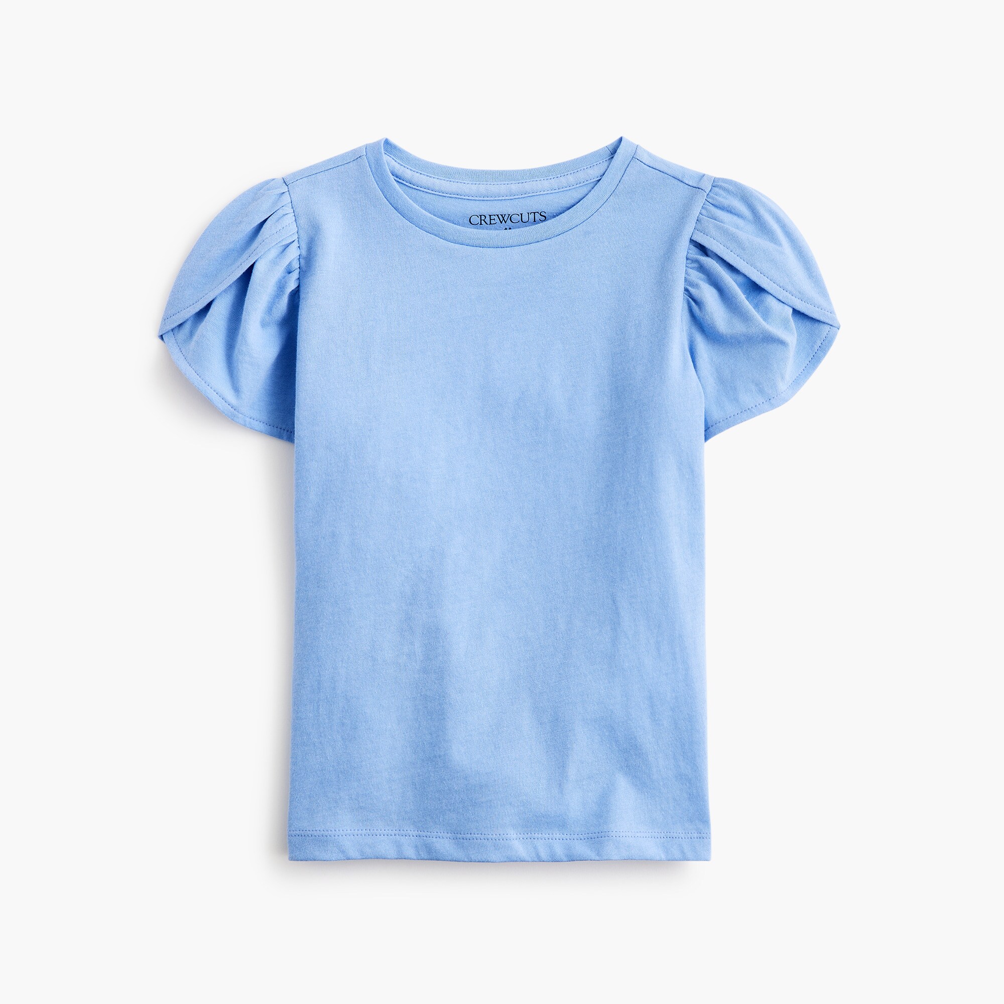  Girls' flutter-sleeve tee