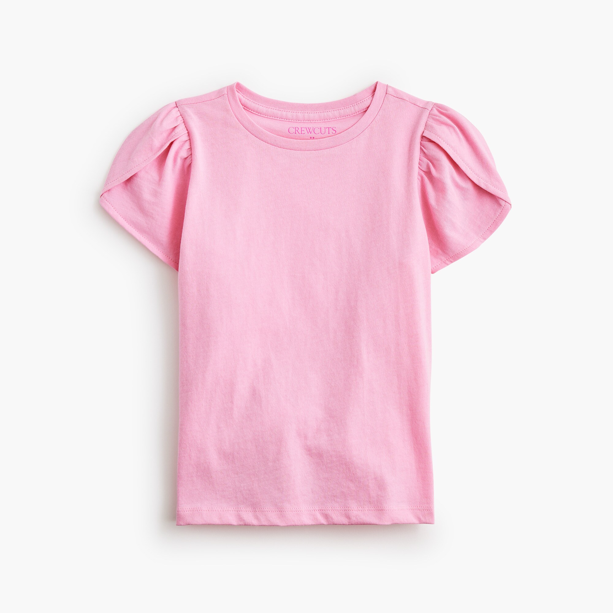 Girls' flutter-sleeve tee