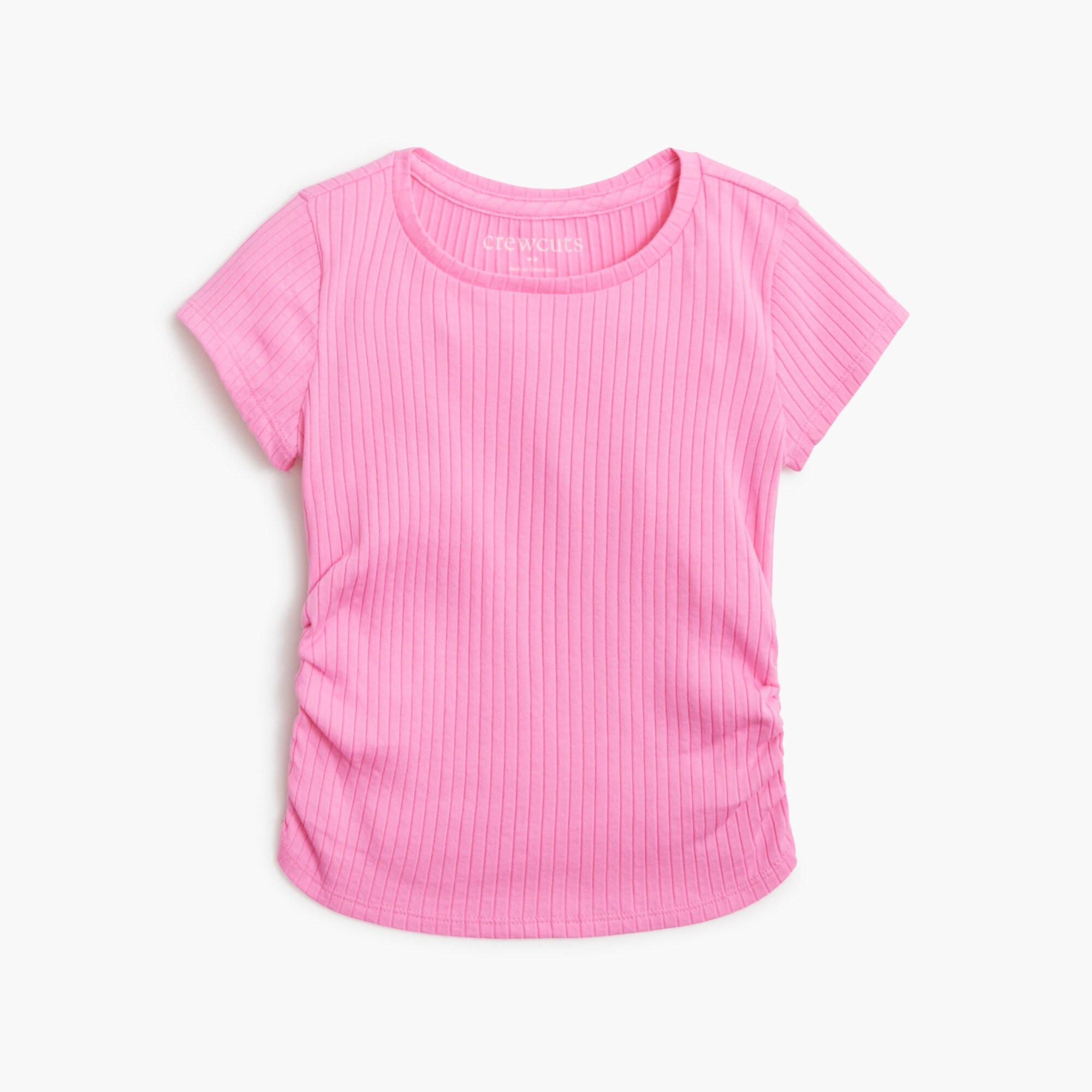girls Girls' side-ruched tee
