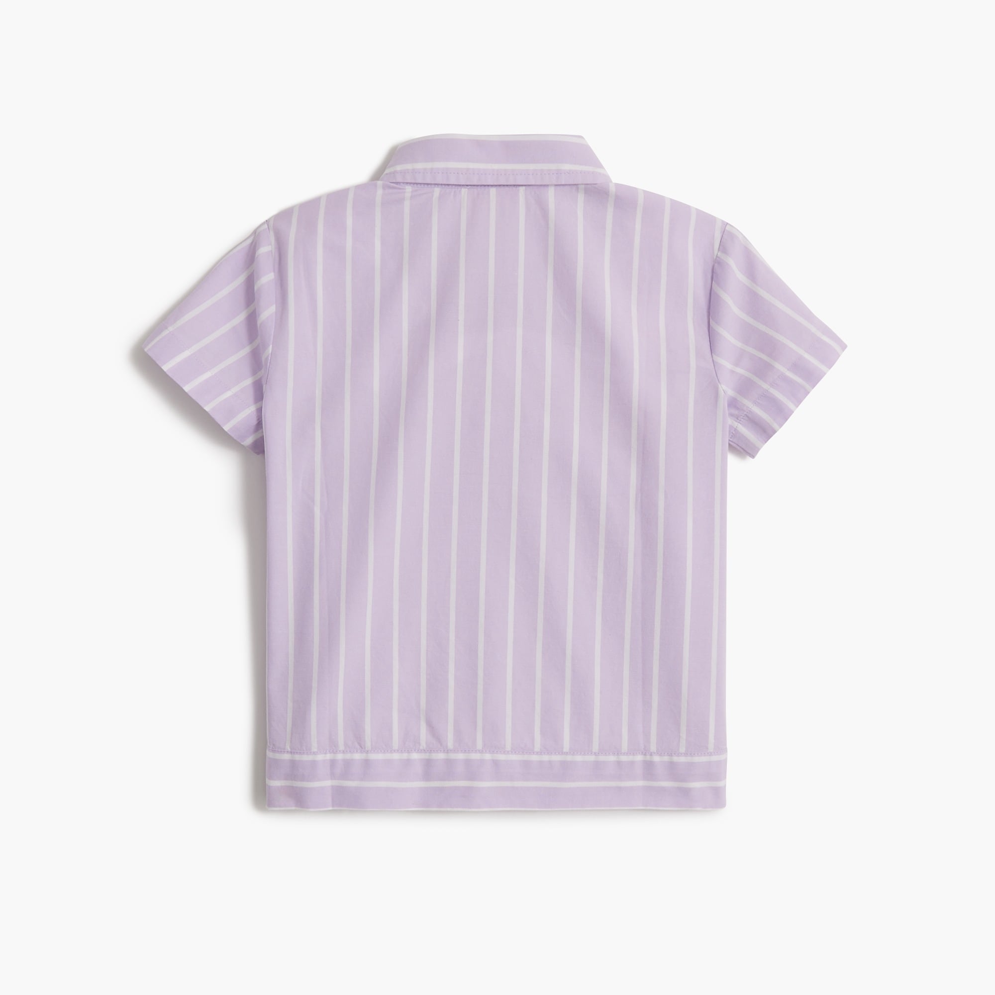 Girls' tie-front button-up shirt