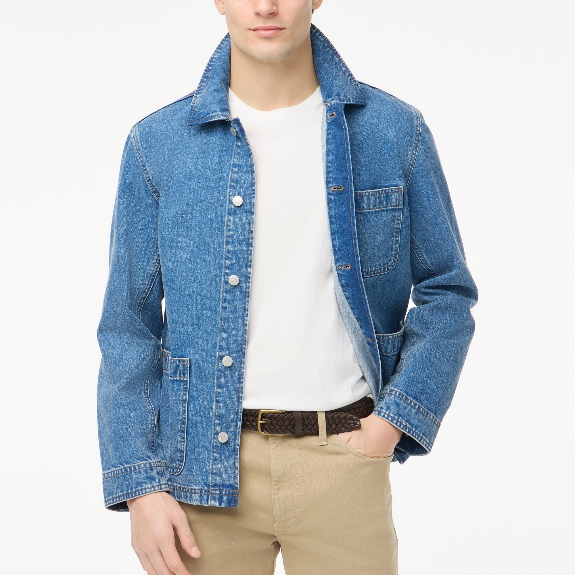 mens Denim chore jacket
