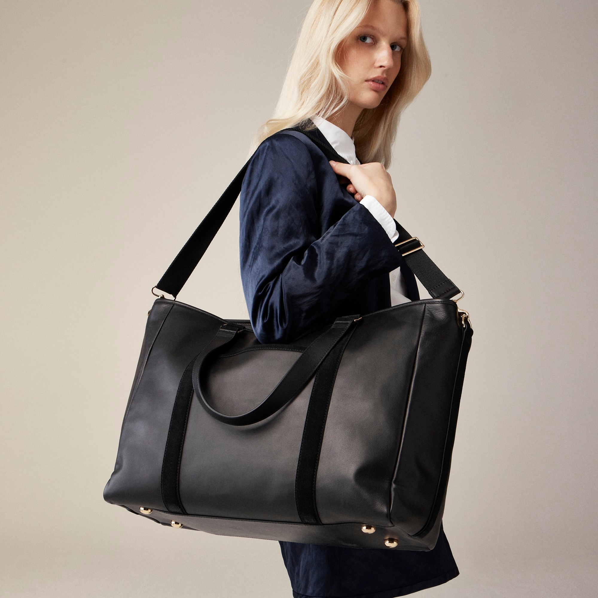  Berkeley overnight tote in leather