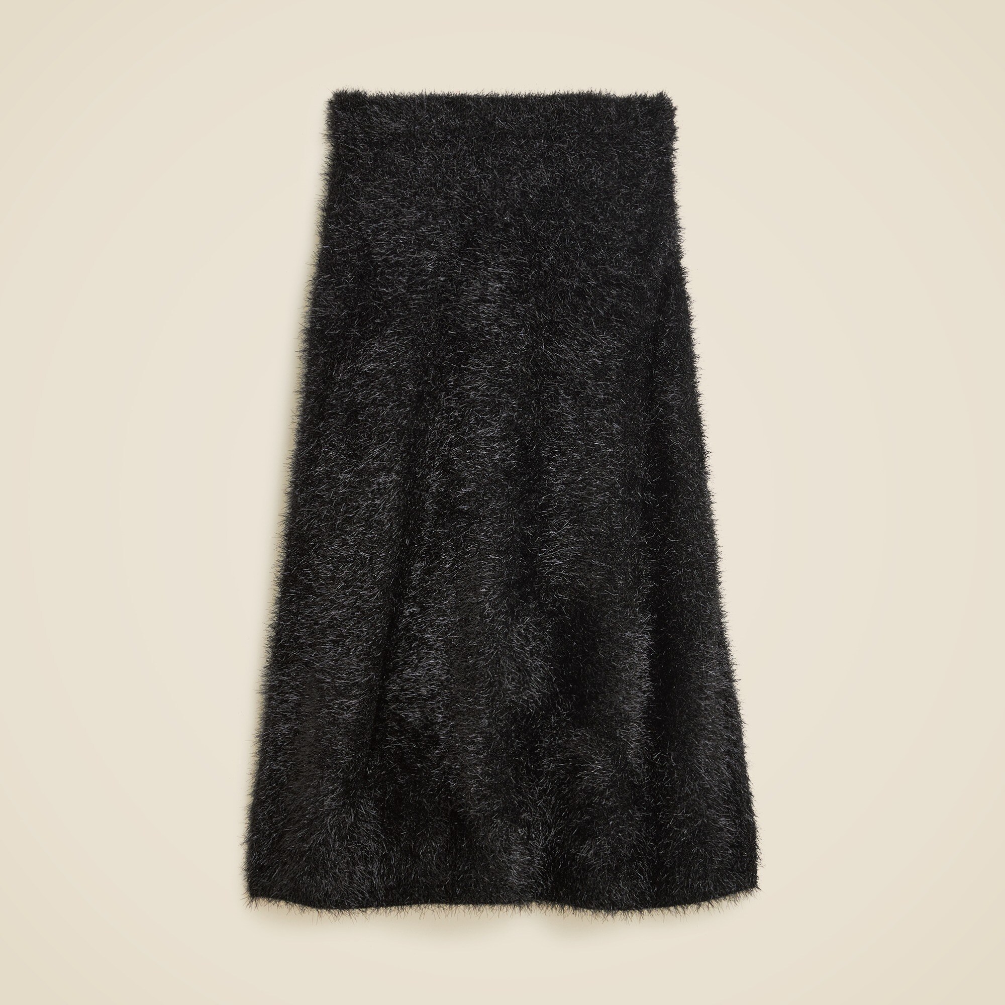 Collection textured metallic A-line skirt