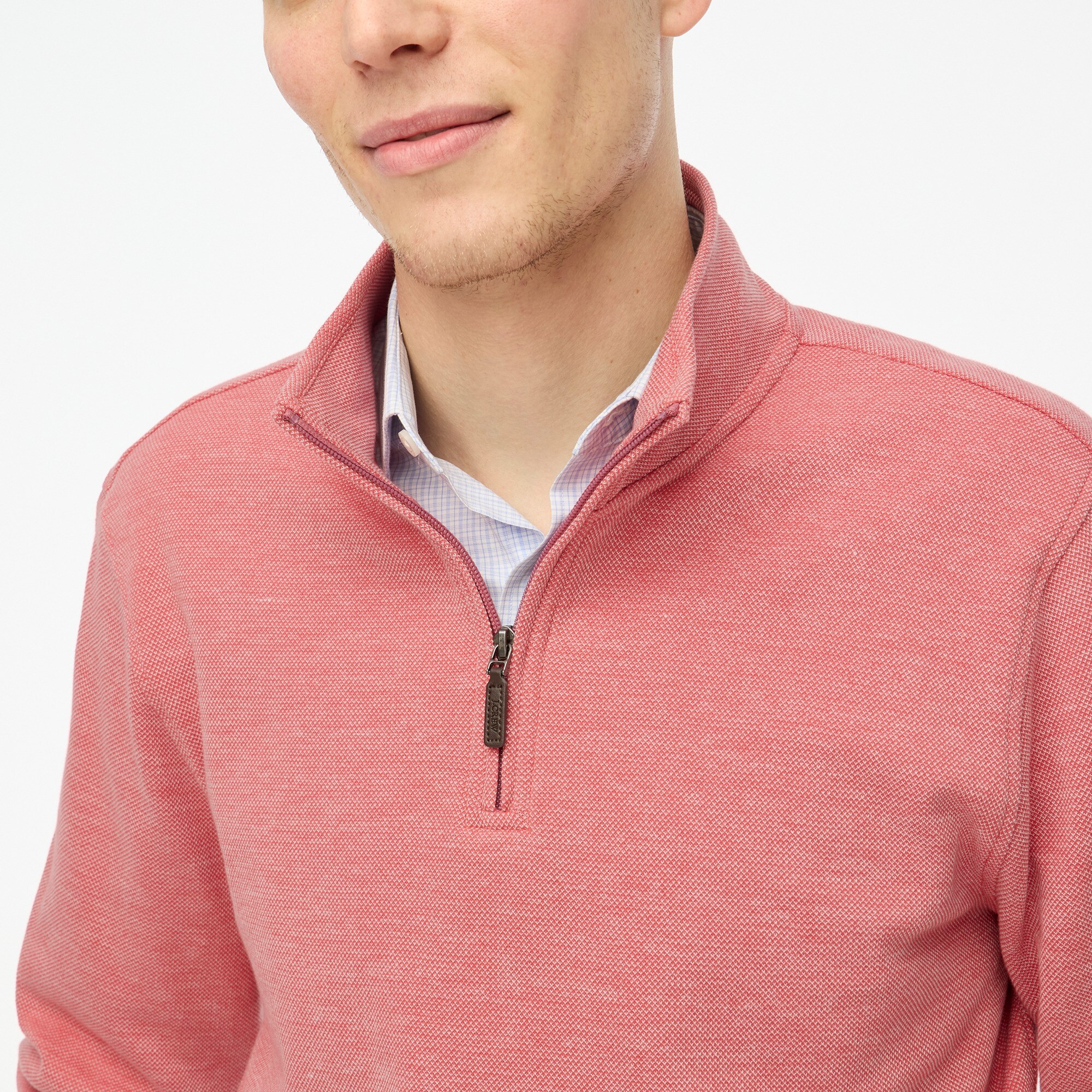 Performance bird's-eye quarter-zip - image 2
