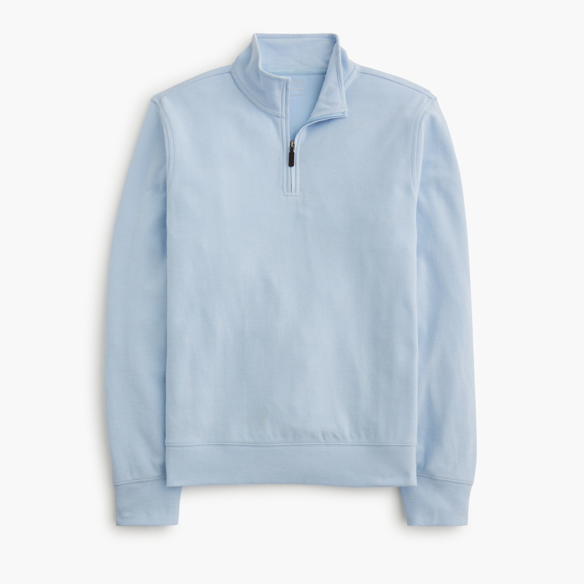 mens Performance bird's-eye quarter-zip